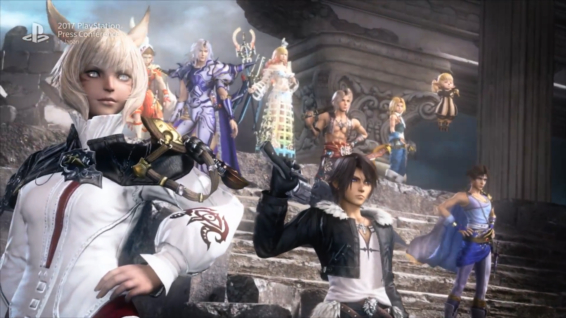 「太空戰士」系列的知名角色都會在本作中登場!(圖片來源:發表會直播畫面)