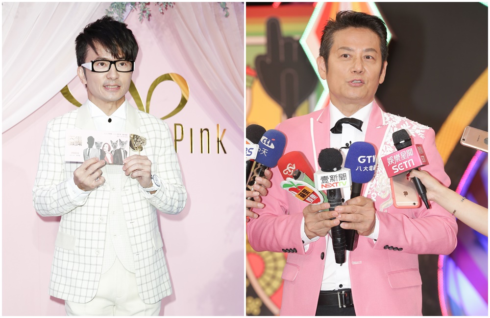 徐乃麟（右）針對罵人事件，35年來首發道歉聲明。