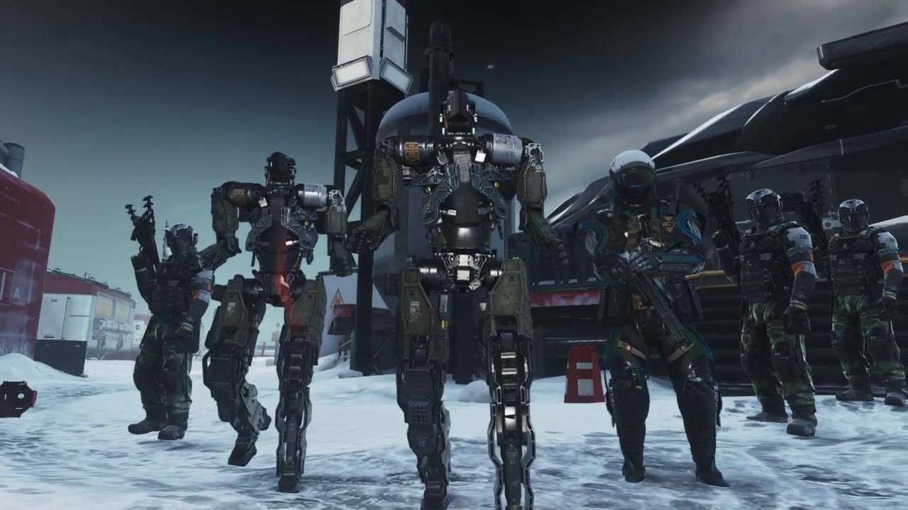 在本次東京電玩展舉辦表演賽的遊戲《決勝時刻：無盡戰爭》之遊戲畫面。