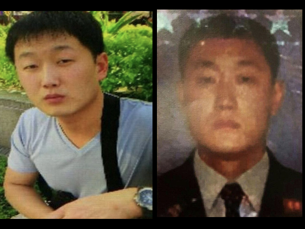 雇用西蒂拍攝整人影片的「日本人」詹姆士（左），根據大馬警方公布資料，實際身分是北韓特務李志宇。
