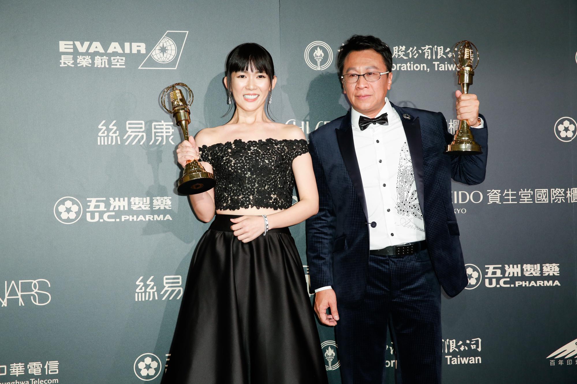 游安順、孫可芳分別奪下戲劇節目男女配角獎。