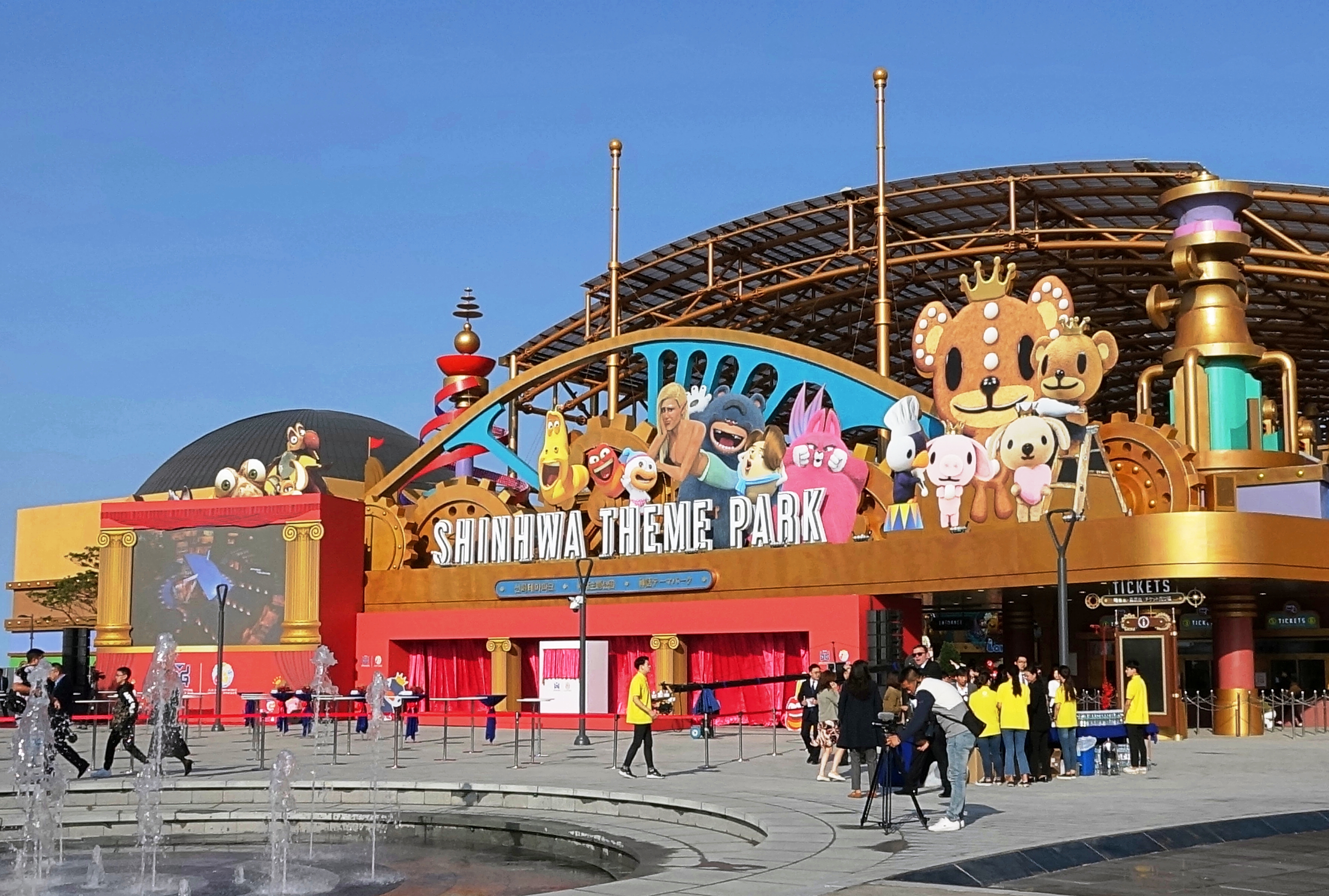 韓國濟州神話世界的神話主題樂園於9月30日正式開幕。