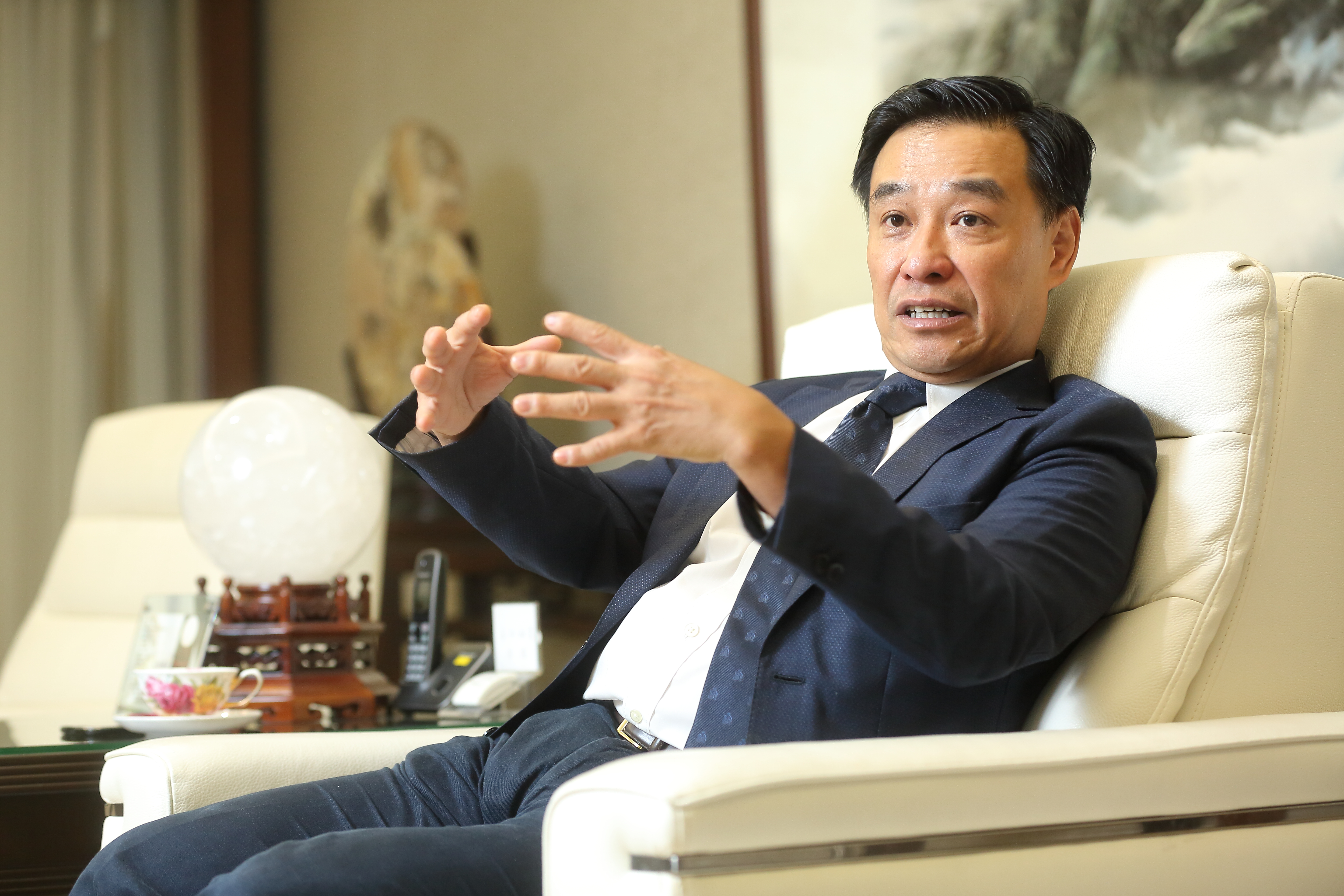 宏全國際董事長戴宏全說國家利率續低，都市政策發展對了，房價就有支撐，不易崩跌。