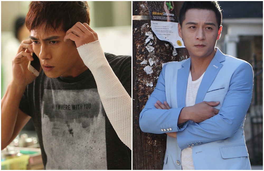 莊凱勛(左)曾獲台北電影節男配角,今年憑《目擊者》入圍本屆金馬影帝。鄭人碩(右) 在《川流之島》中有精采表現,是影壇看好的男演員。(金馬執委會提供)