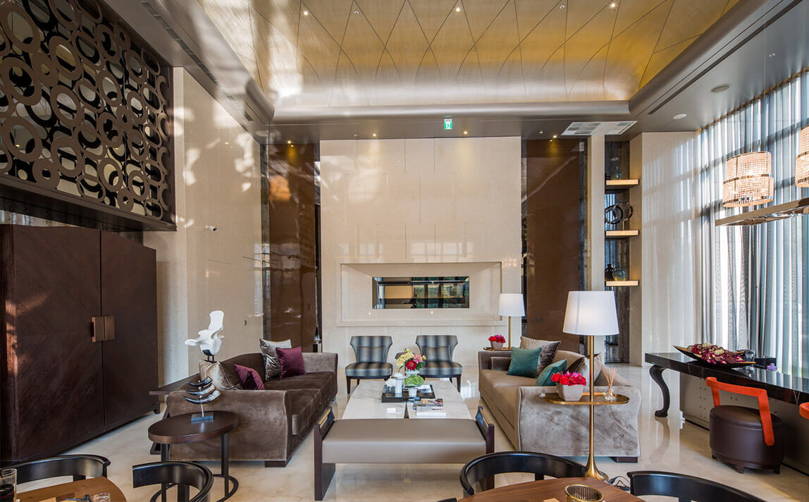 「台中帝寶」主打複製台北帝寶DNA，不僅地點位在台灣大道上，內裝也相當奢華。（翻攝自台中帝寶廣告）