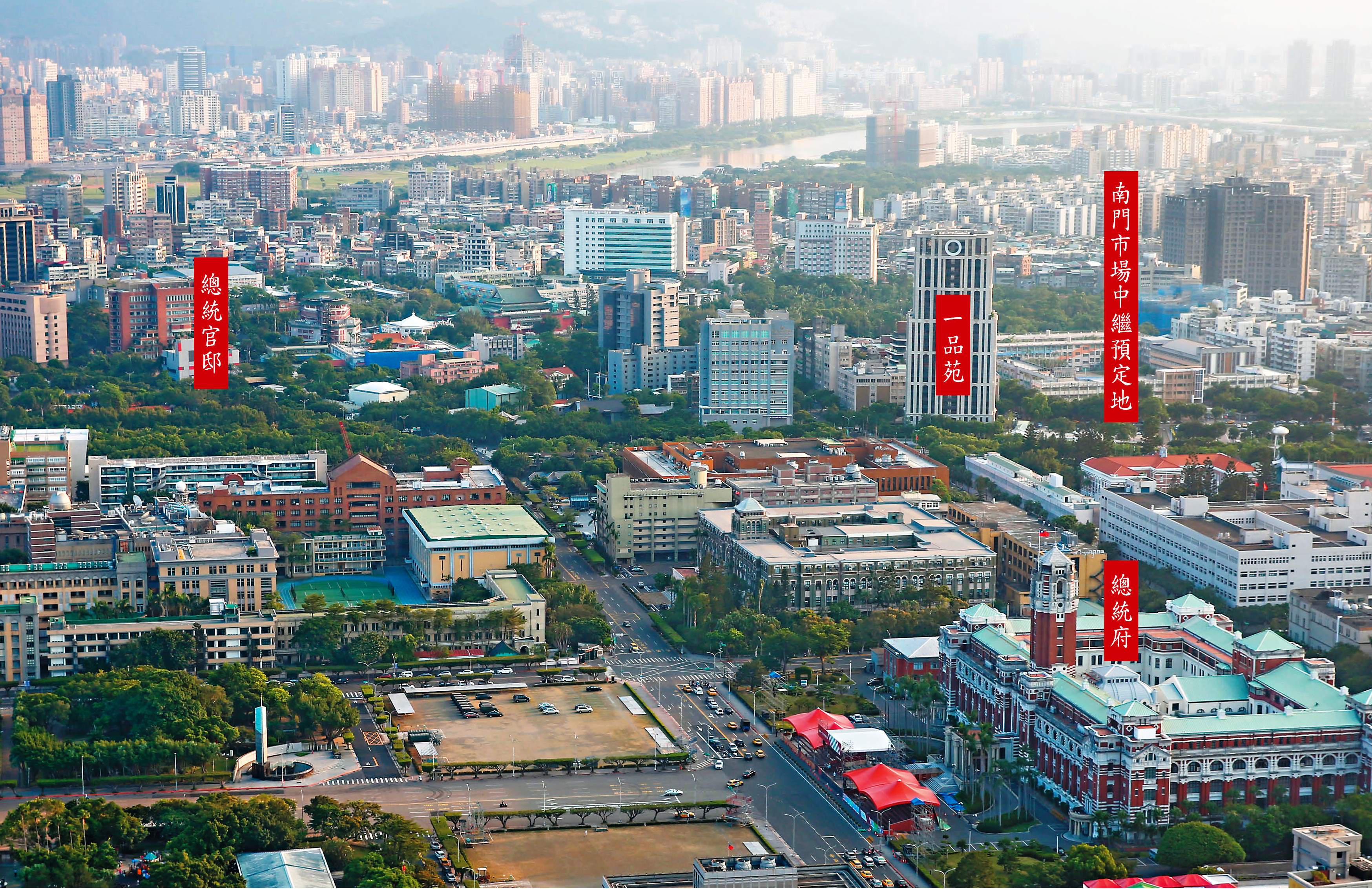 柯P相中的南門市場中繼地點,距離總統官邸只有250公尺。