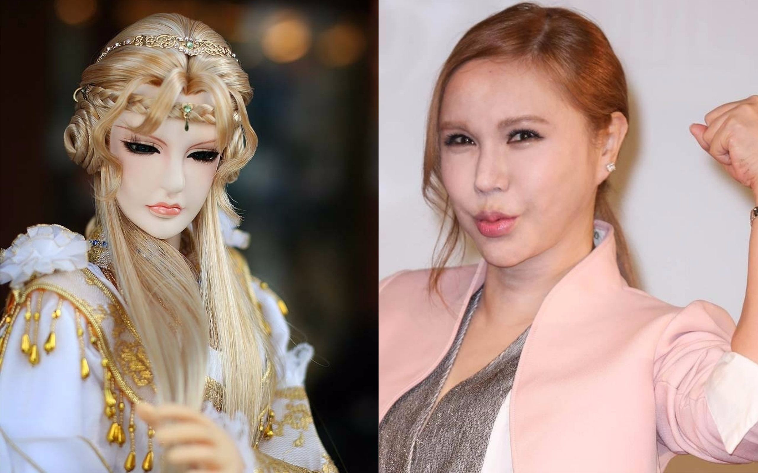 利菁曾和霹靂布袋戲偶「禳命女」撞臉。