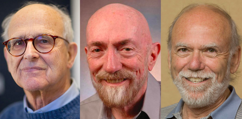 這三位美國物理學家在愛因斯坦預言重力波的100周年，成功偵測到重力波，成了2017年諾貝爾獎得主。（圖截自麻省理工學院官網）