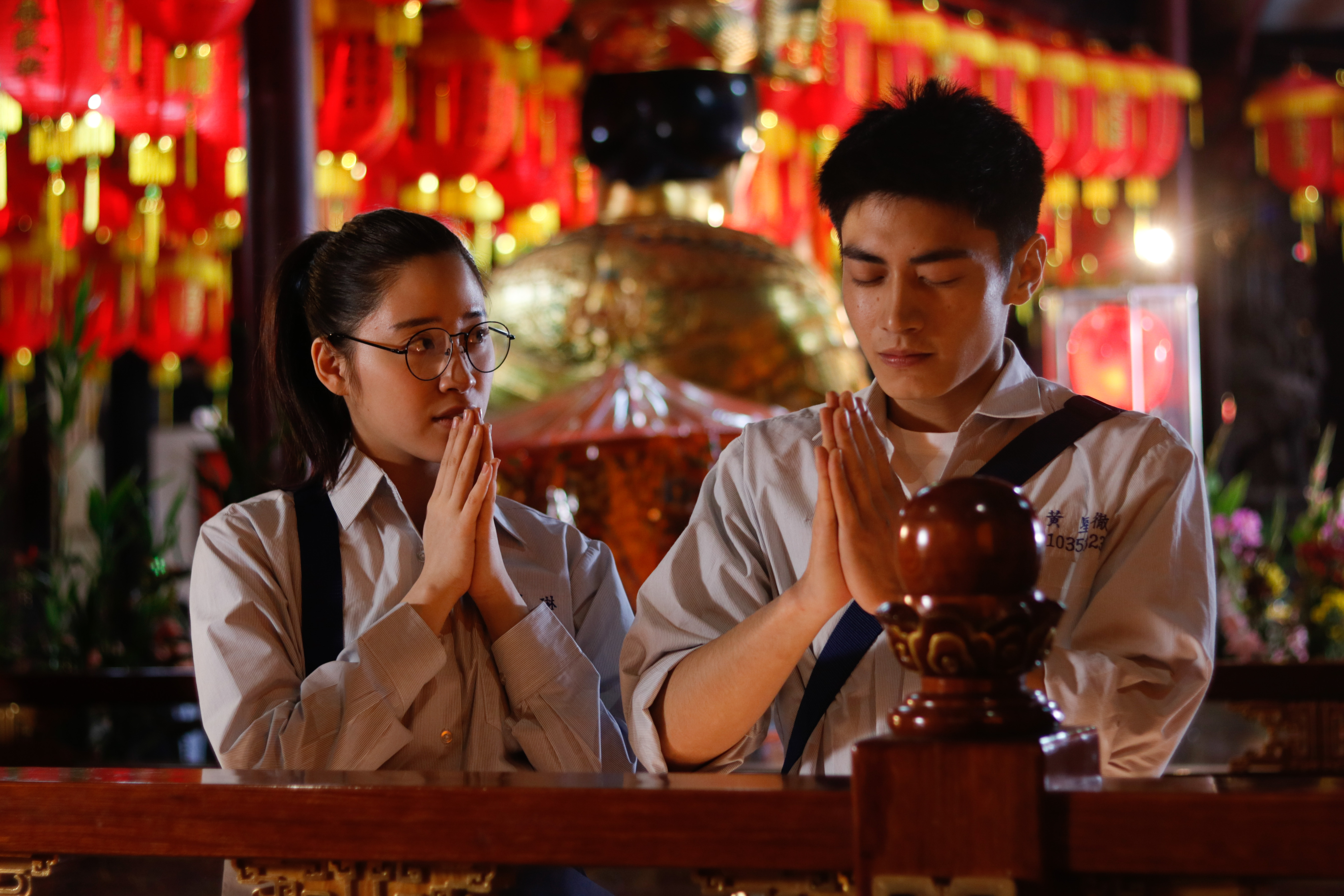 歐陽妮妮坦言不排斥吻戲，認為劇本怎麼寫就怎麼演，但畢竟初次主動對男生獻吻，導致她掌握不住力道而NG不斷。（緯來提供）