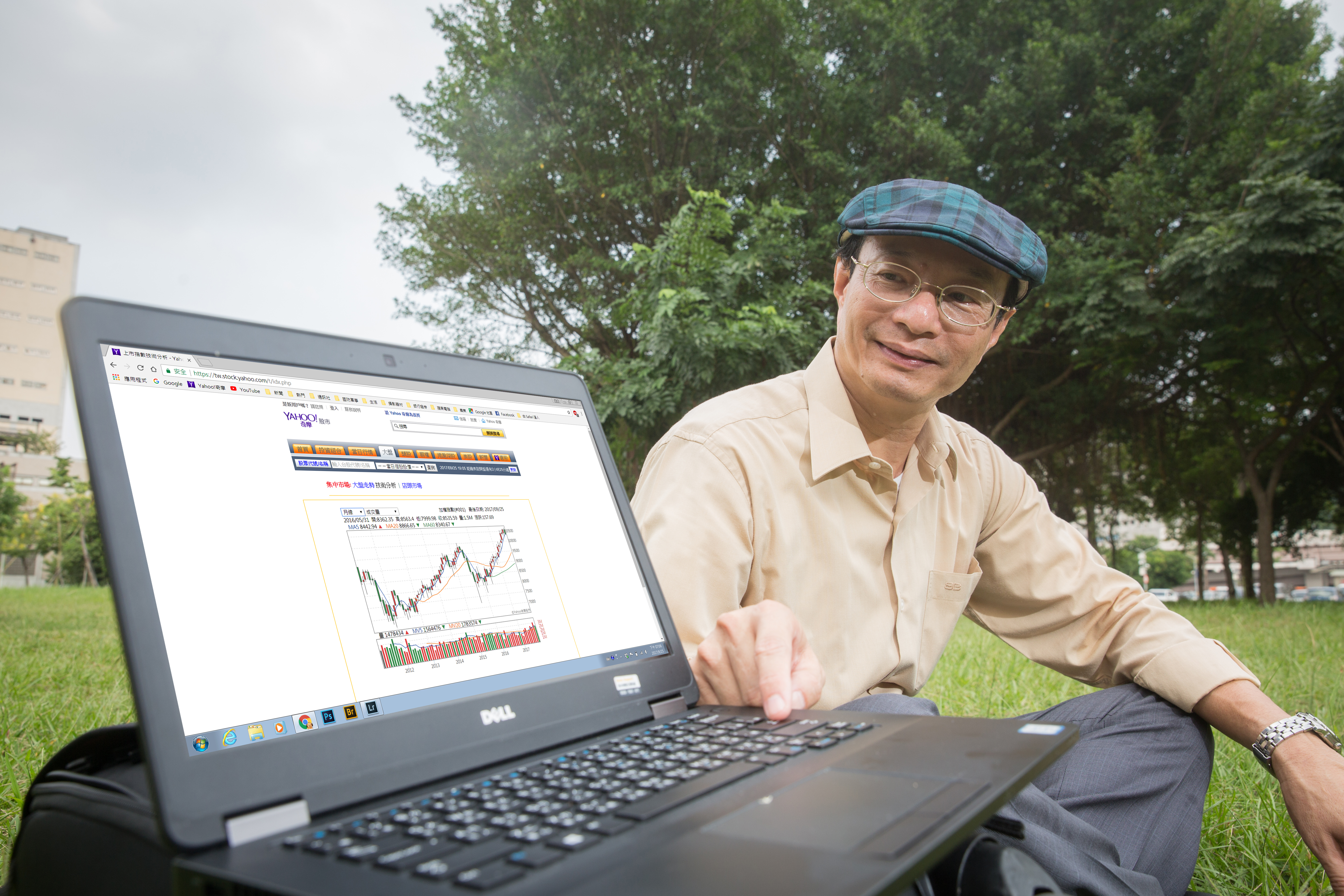 何文賢強調穩中求勝的投資心法，包括挑選配股配息的好公司、不做融資等，股災來臨也不怕。