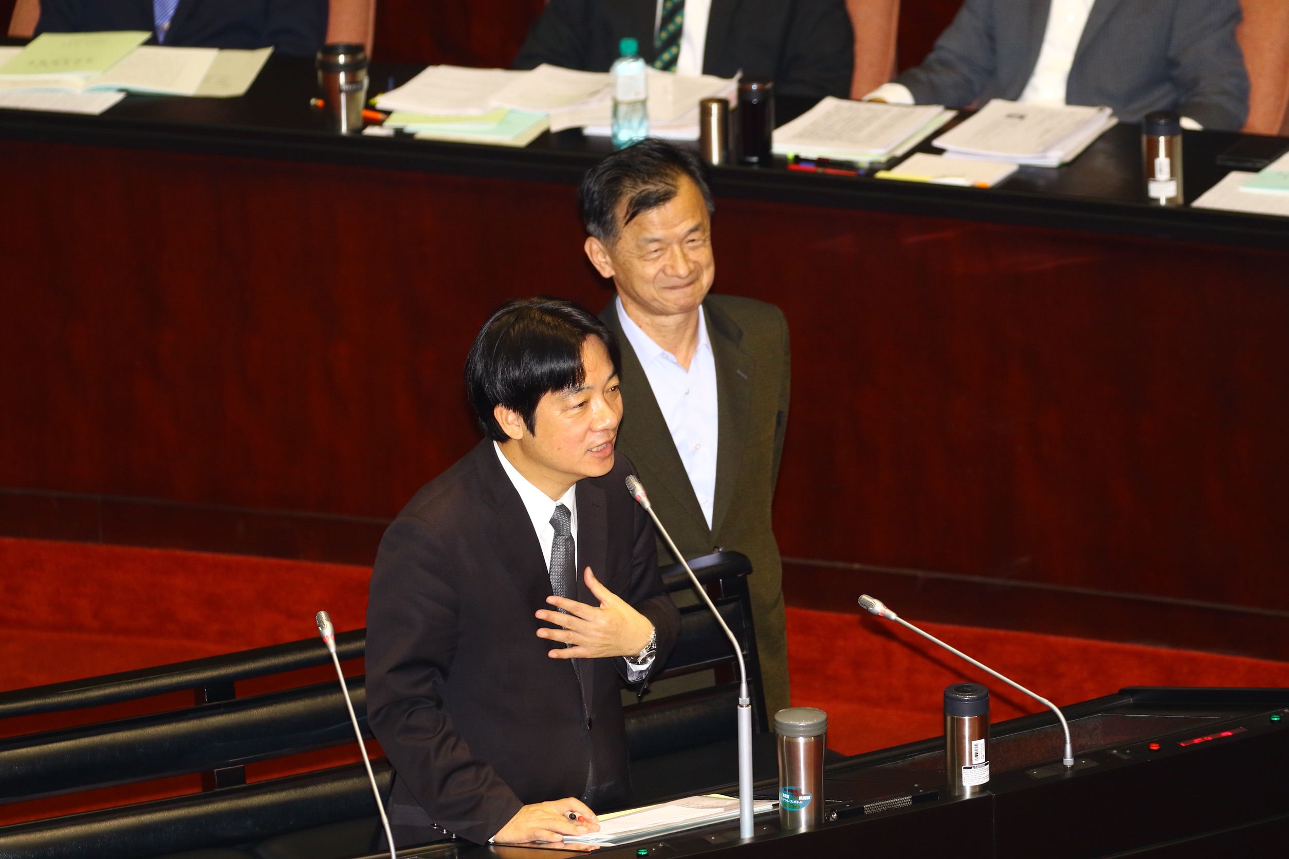 行政院長賴清德到立法院備詢。