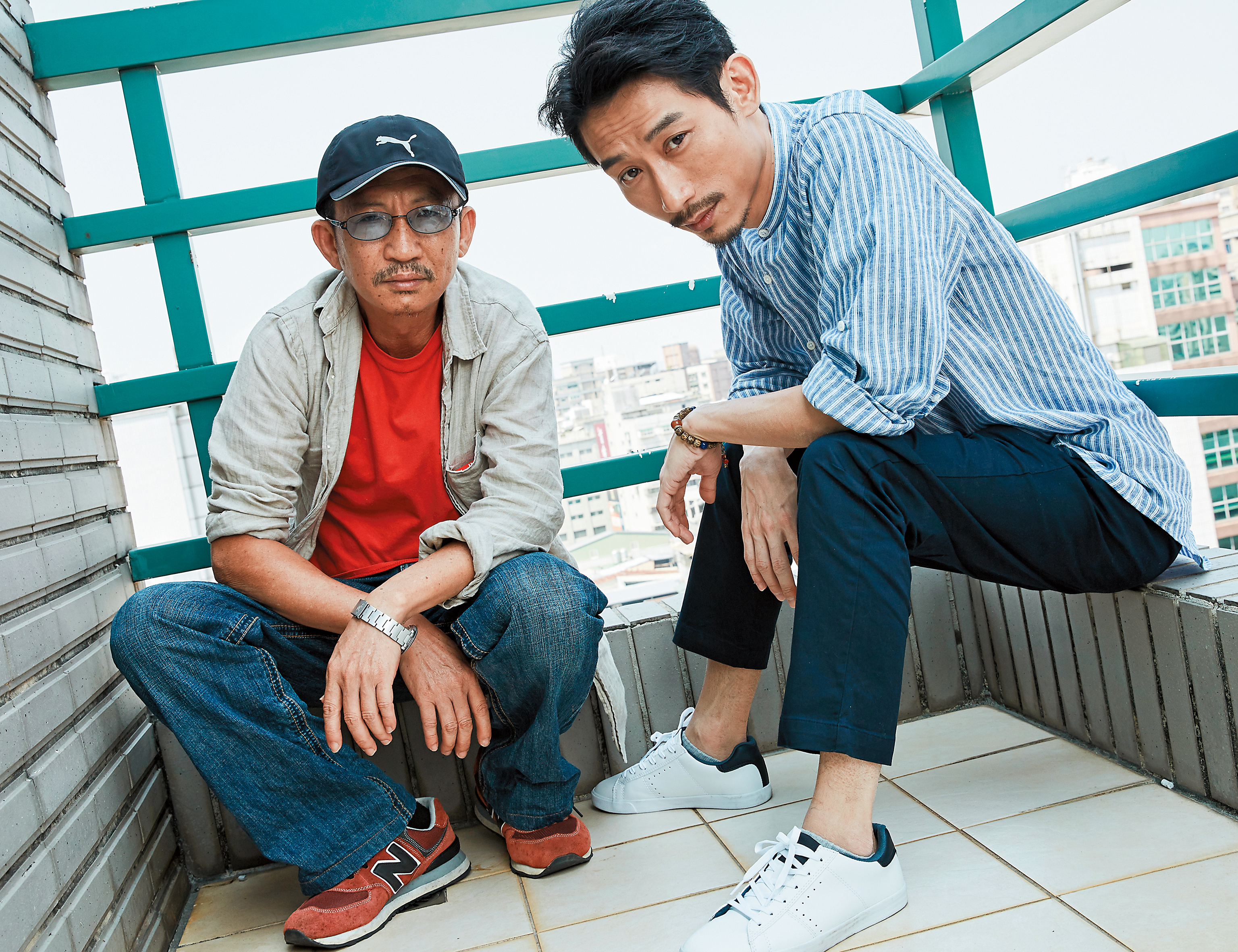 兩人看起來草根味十足，演的也是邊緣人，但談吐卻是文青。