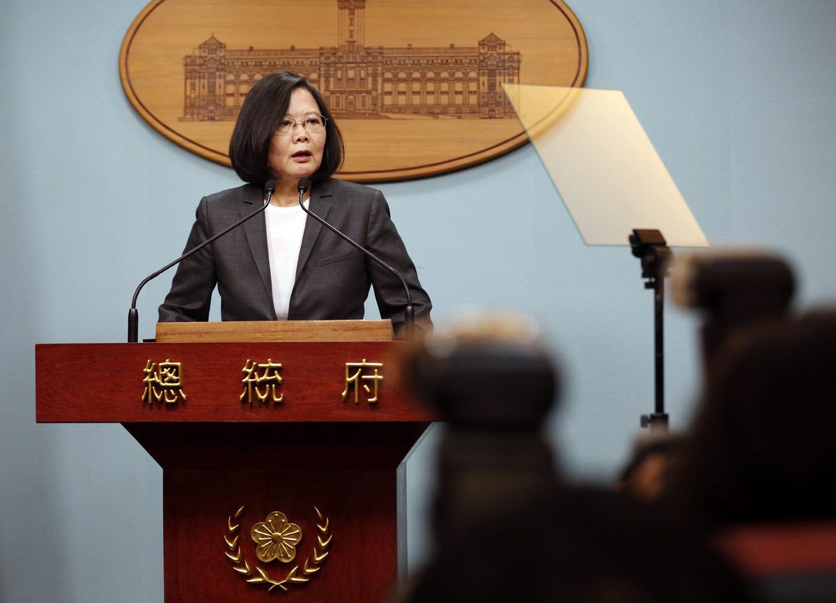 總統蔡英文對於中資繞道香港來台炒股相當感冒。