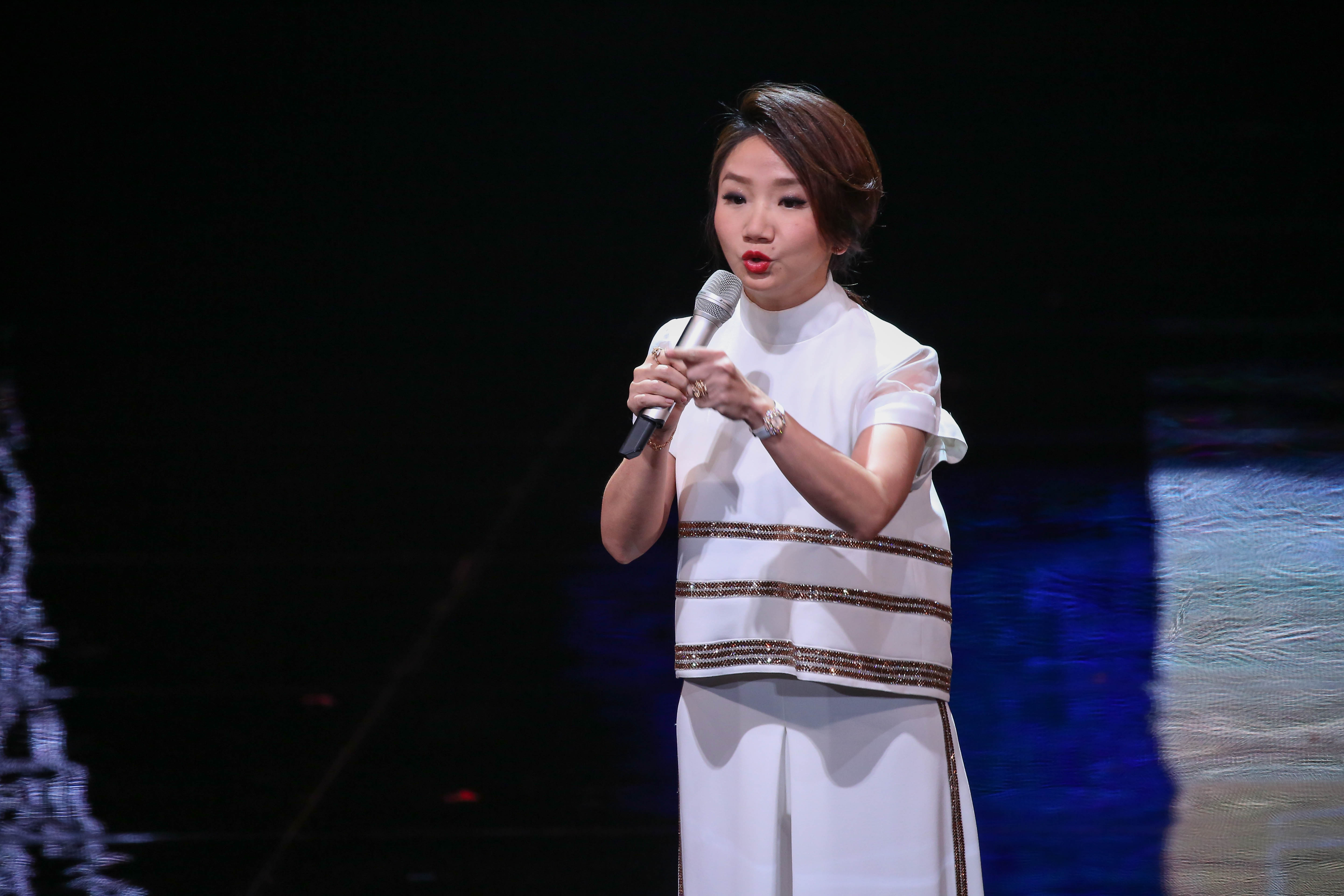 今年金馬獎由再度由陶晶瑩主持。（攝影組）