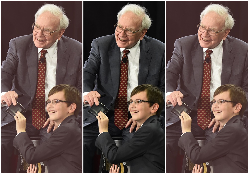 股神巴菲特能夠累積出驚人財富，靠的是自幼到大學期間打工存下來的第一桶金、2萬美元。（東方IC）