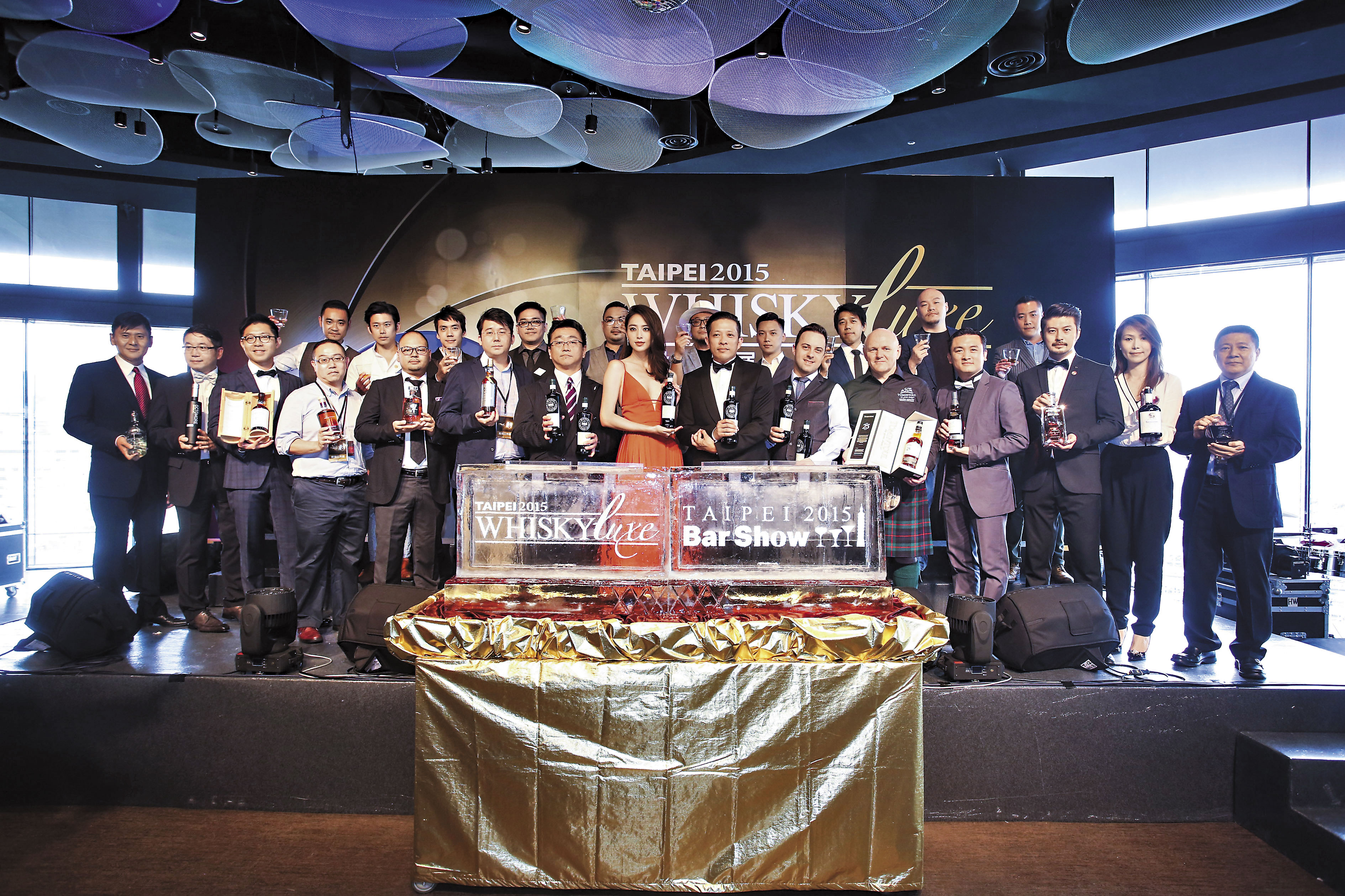 即便台灣酒展眾多，但走頂級精緻路線的還是屈指可數。圖為Taipei 2015 Whisky Luxe & Bar Show。