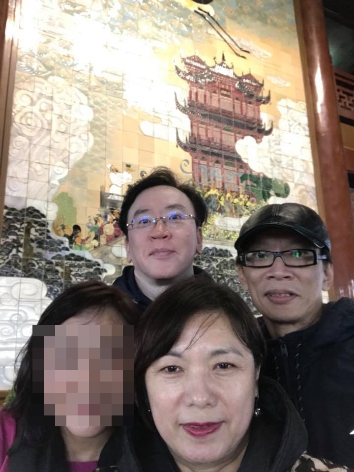 3位逝世的團員幾小時前還在三峽著名景點黃鶴樓自拍，留下最後身影。（翻攝網路）