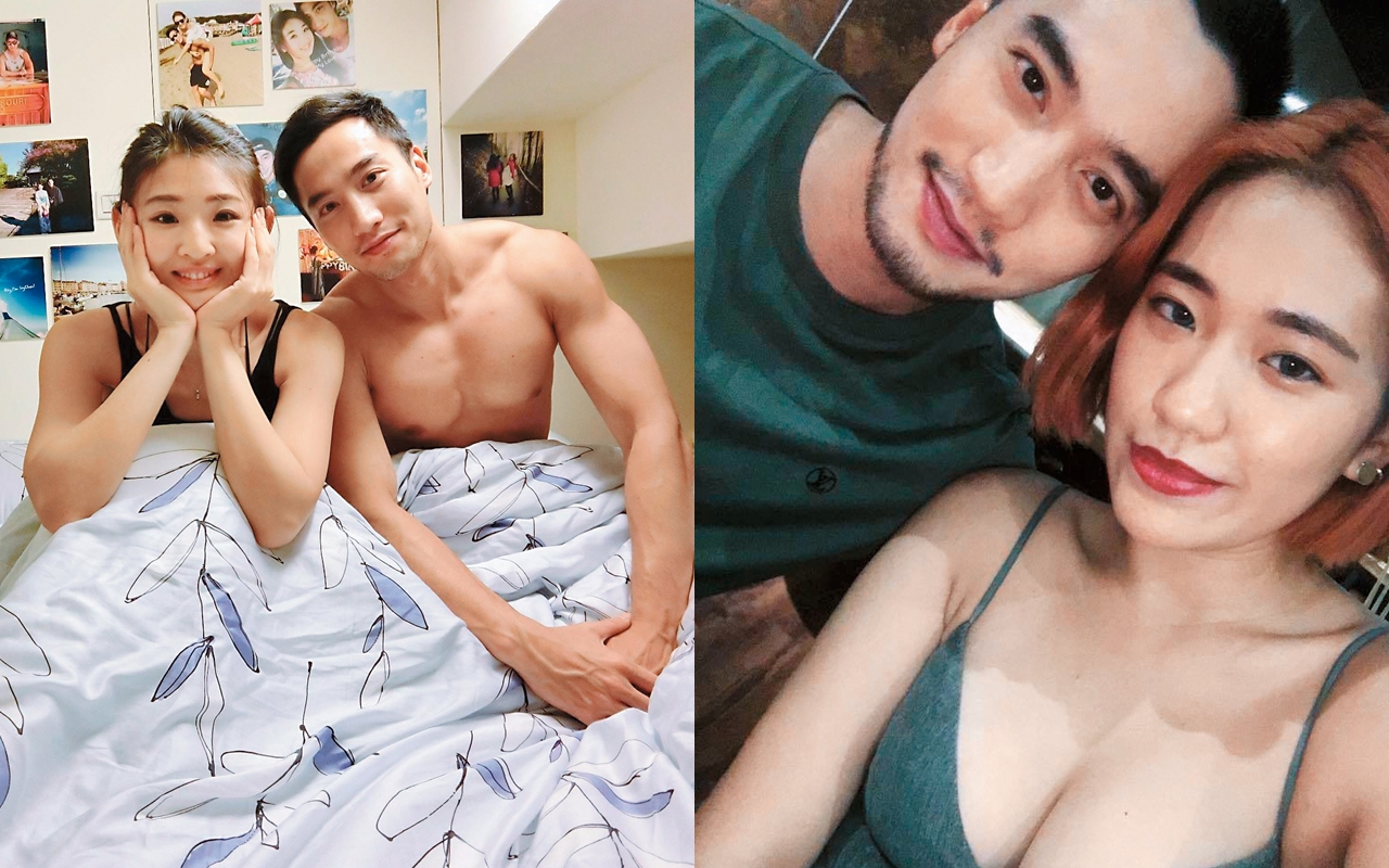 「醫界王陽明」賴弘國與「華航林依晨」趙筱葳（左），之前常在網路放閃。（翻攝自趙筱葳臉書）。爆乳女Wendy（右）在臉書上稱賴弘國是老公，但事後稱只是開玩笑。（翻攝自Wendy臉書）