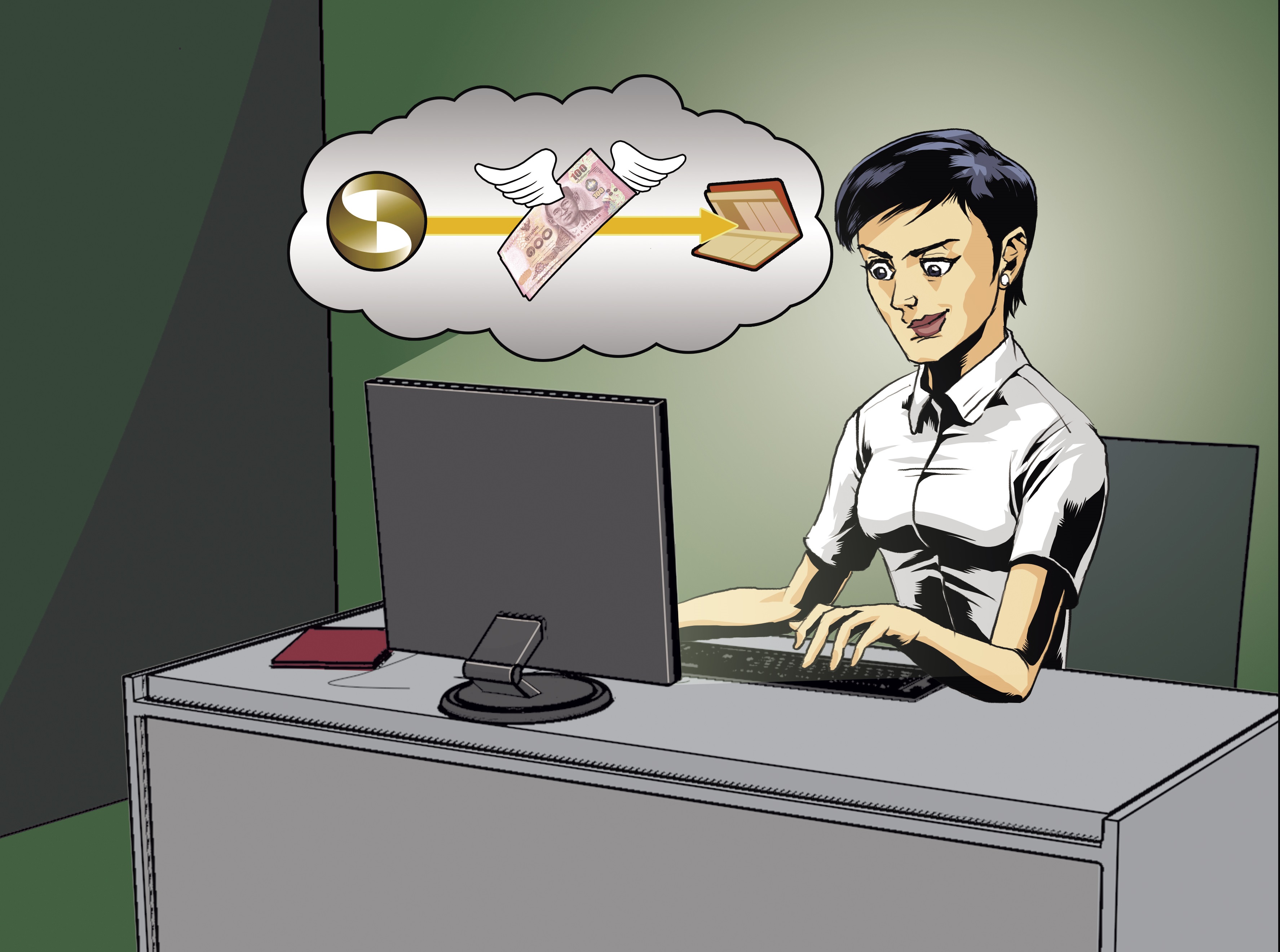 兆豐金控一名泰國籍會計主管陳美華，利用職務之便溢領匯差，之市越偷膽子越大，開始虛增大筆費用，日積月累總計偷了3,600多萬泰銖。