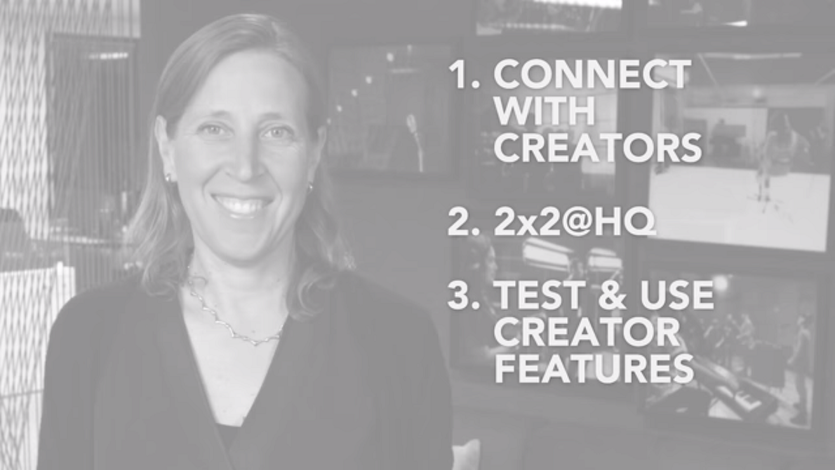 在科技、廣告業掀起狂風巨浪的 Susan Wojcicki ,這回當起 YouTuber 來了。(翻攝自影片)