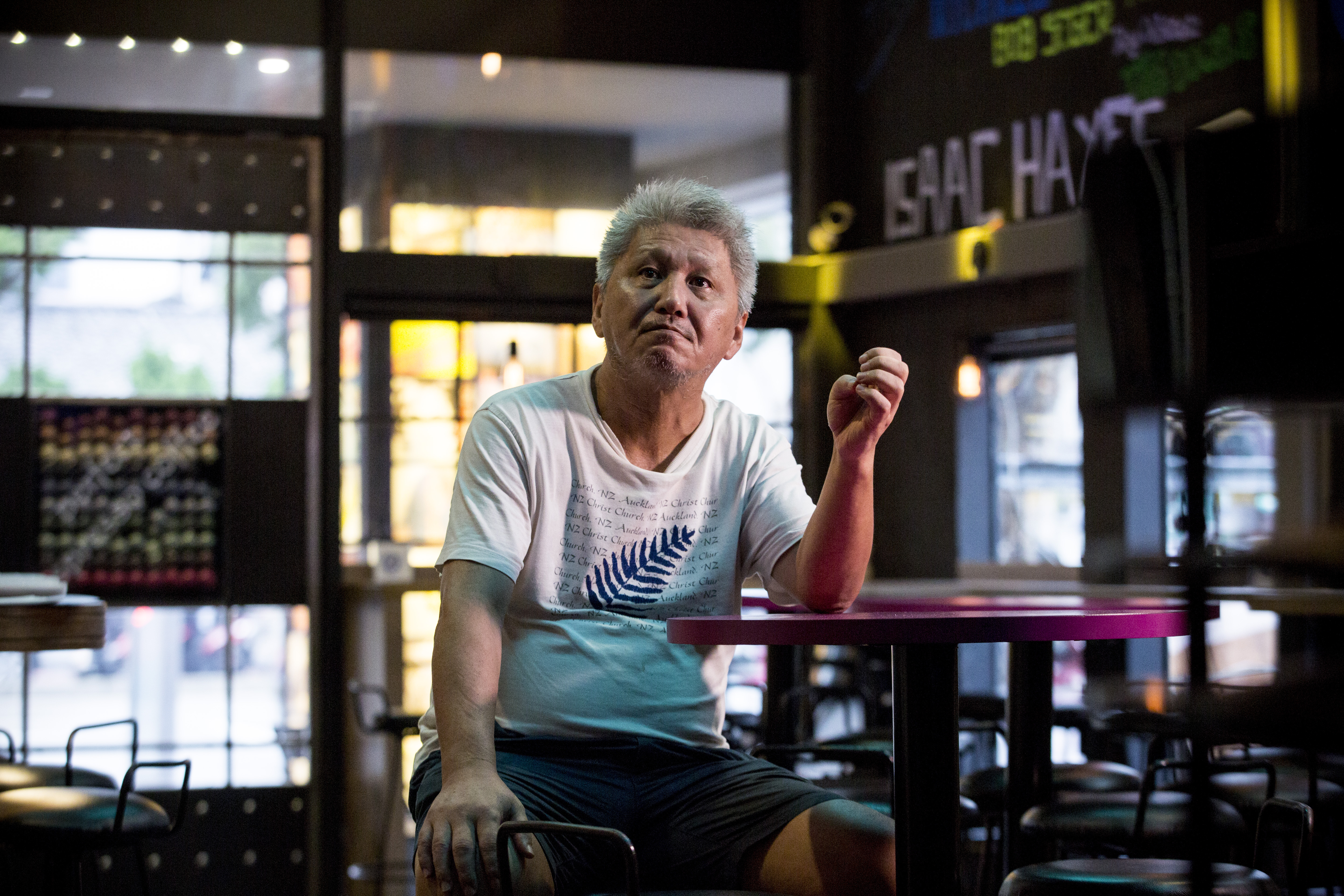 第二次約訪前下了一陣暴雨，沒有手機的任將達全身濕淋淋來赴約，只因他不願再失約一次。