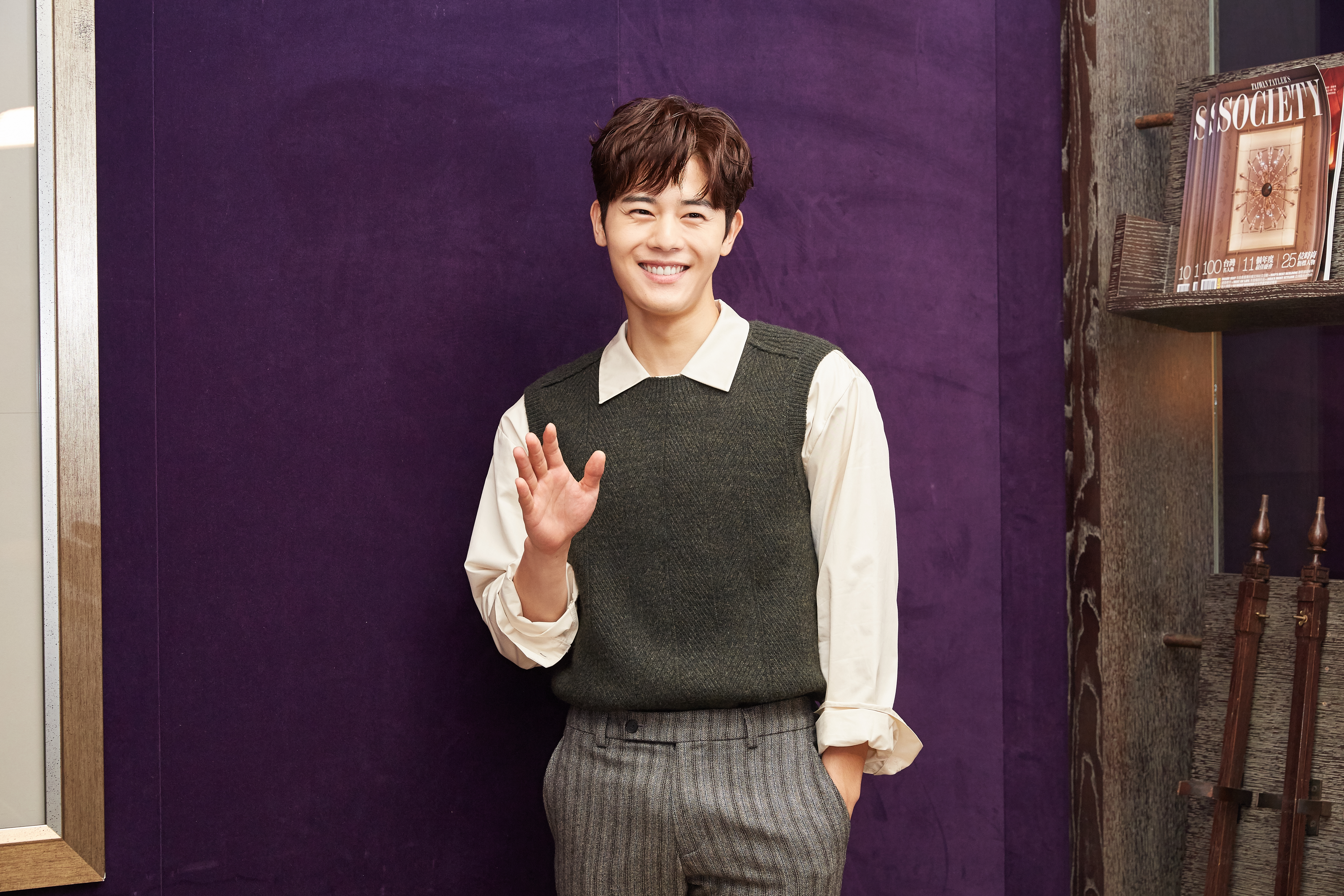 金桐俊為了與粉絲能更拉近距離，特地學中文，在訪談間也儘量使用中文表達，很有誠意。