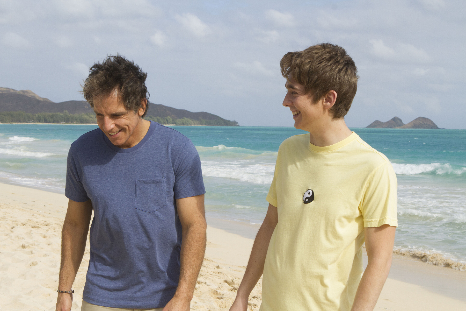 班史提勒（左）在片中遭遇信心危機，甚至一度忌妒兒子比他還好，電影毫不畏懼地寫出挫敗與懷疑，既現實又殘酷。（采昌提供）