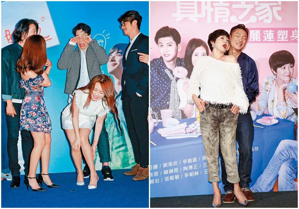 謝祖武與苗可麗薑是老的辣，雖然肢體動作很不明顯，但一切細節表現在兩人的嘴臉。