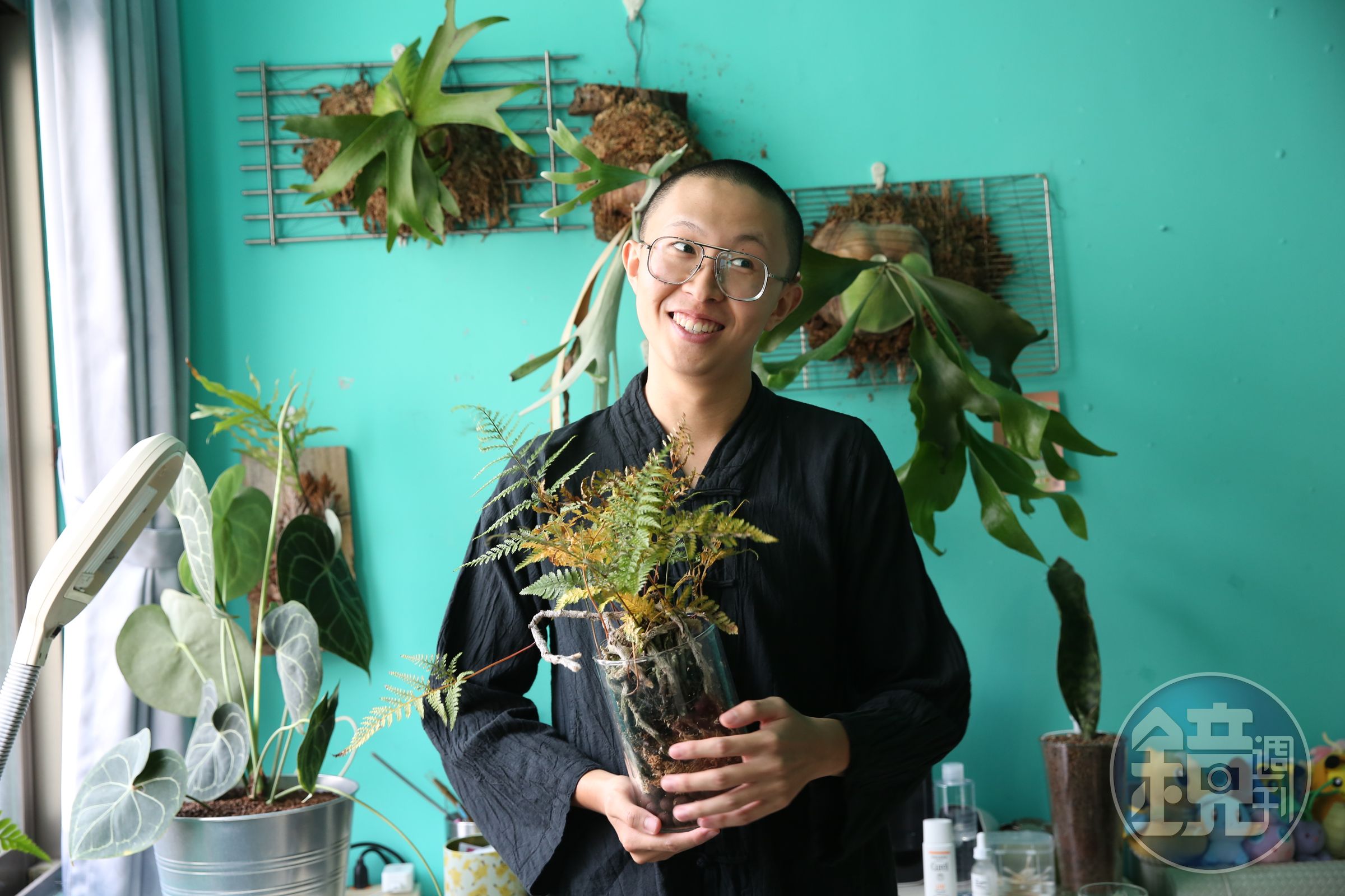 張藝說，室內種植物會陰氣太重是沒有根據的，又說，房間陰氣最重的可能是他自己。