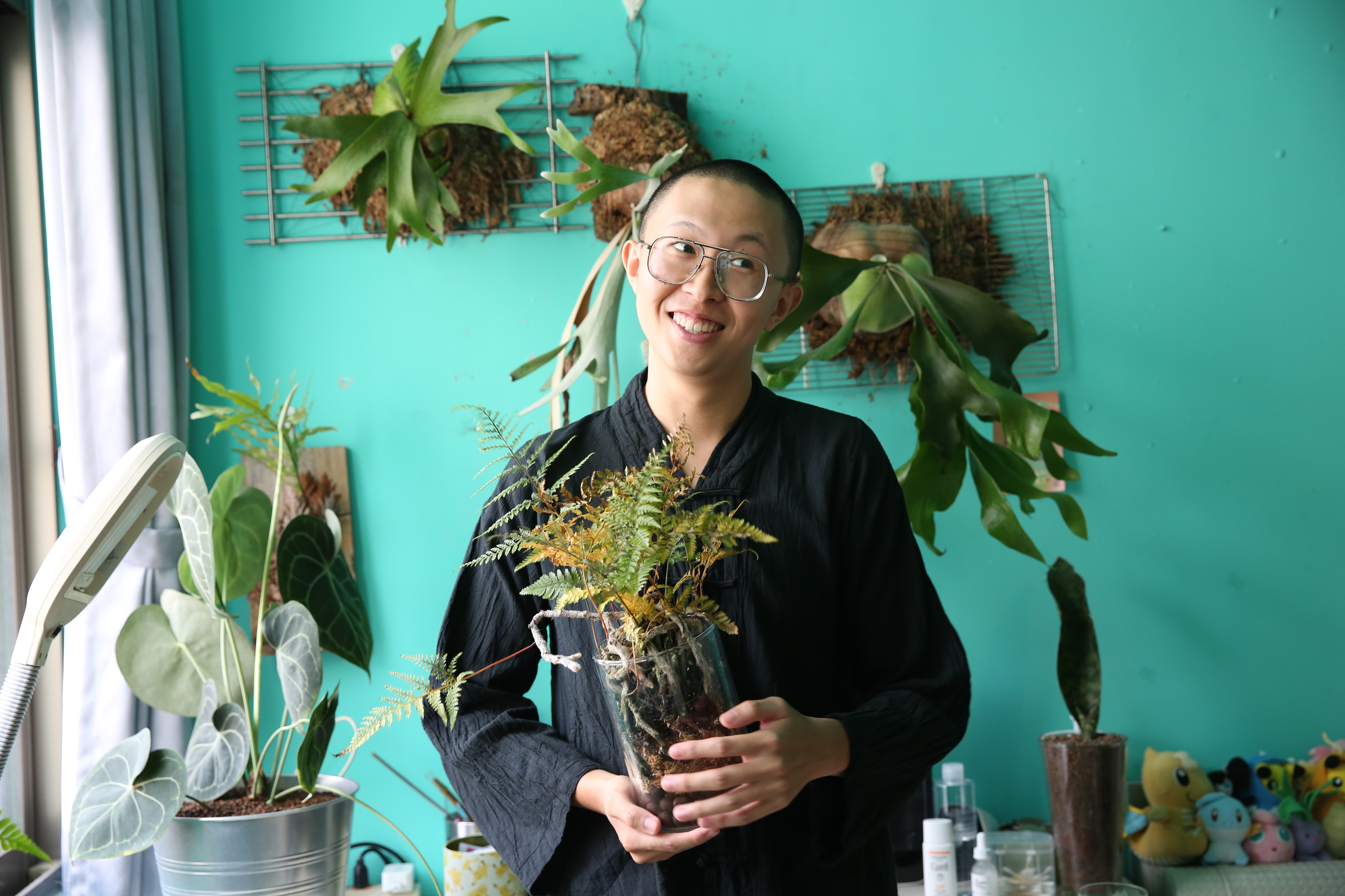 張藝說，室內種植物會陰氣太重是沒有根據的，又說，房間陰氣最重的可能是他自己。