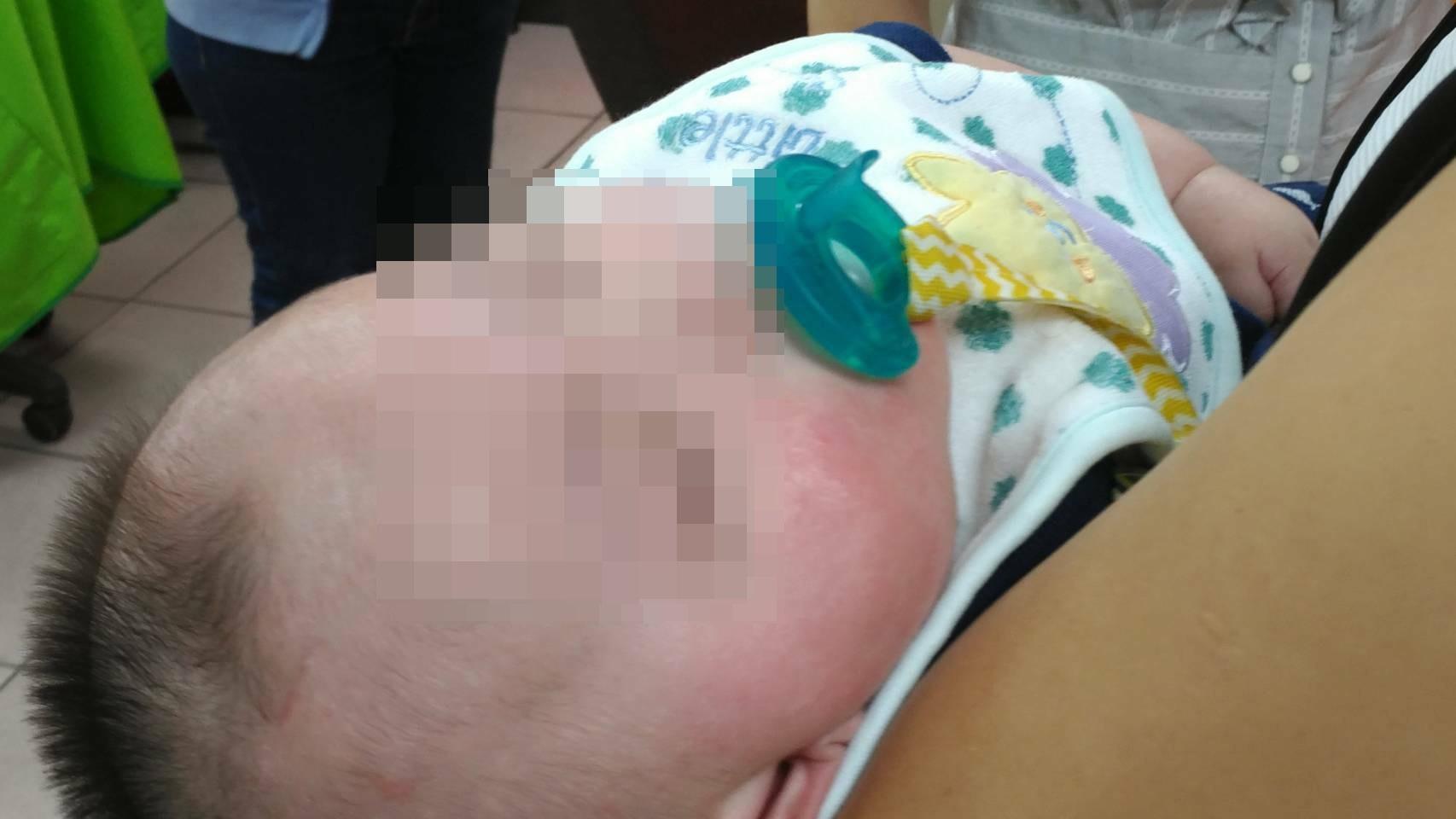 男嬰不明原因腦出血，夫妻倆否認虐嬰。（翻攝希恩社群臉書）