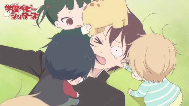 《校園奶爸》雖然背景設定很悲傷，但是一部非常歡樂的溫馨向作品。