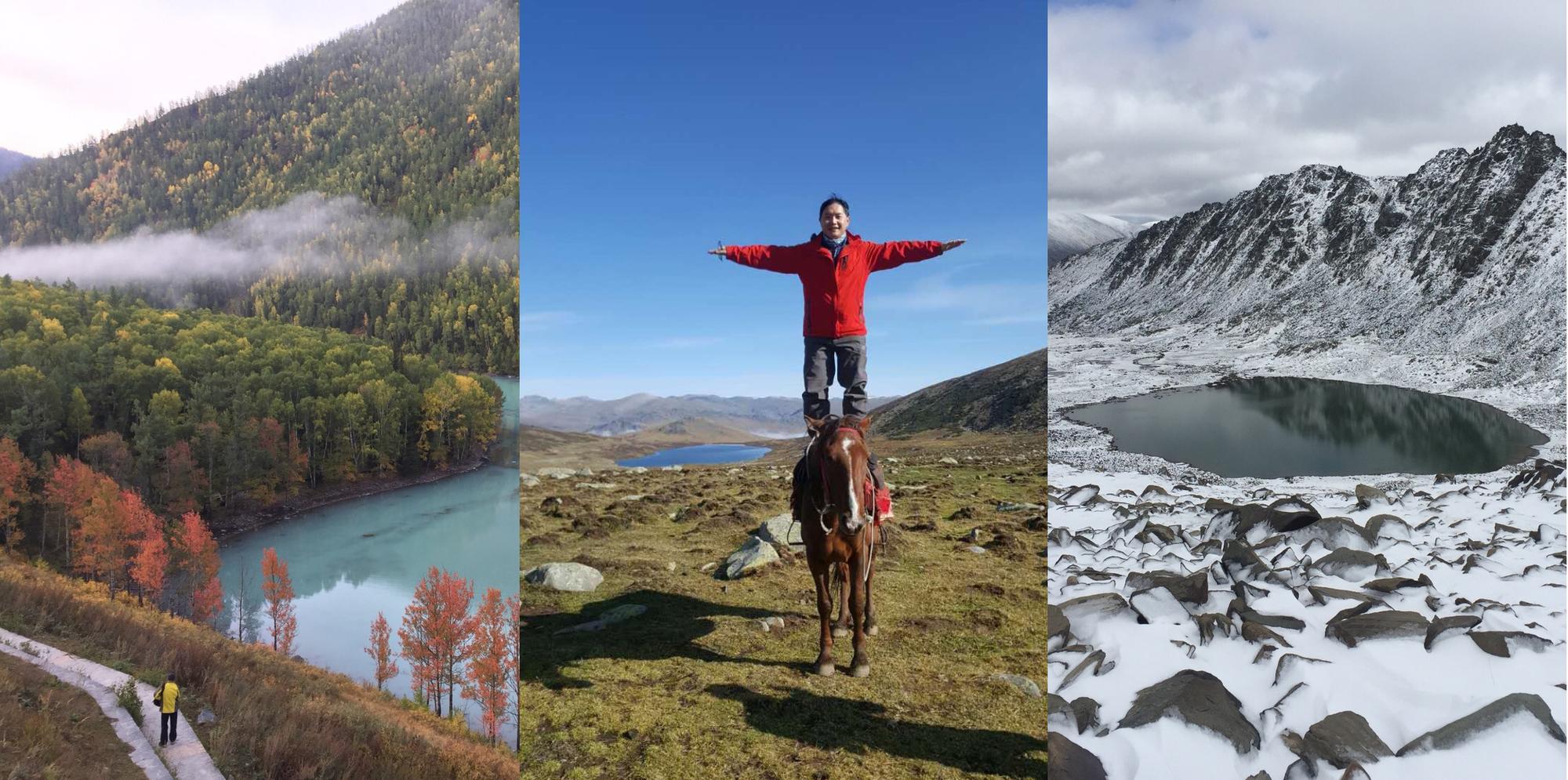 熱愛旅行的孫慶龍,每年都會規劃一次深度旅遊,今年才剛從新疆回來。(孫慶龍提供)