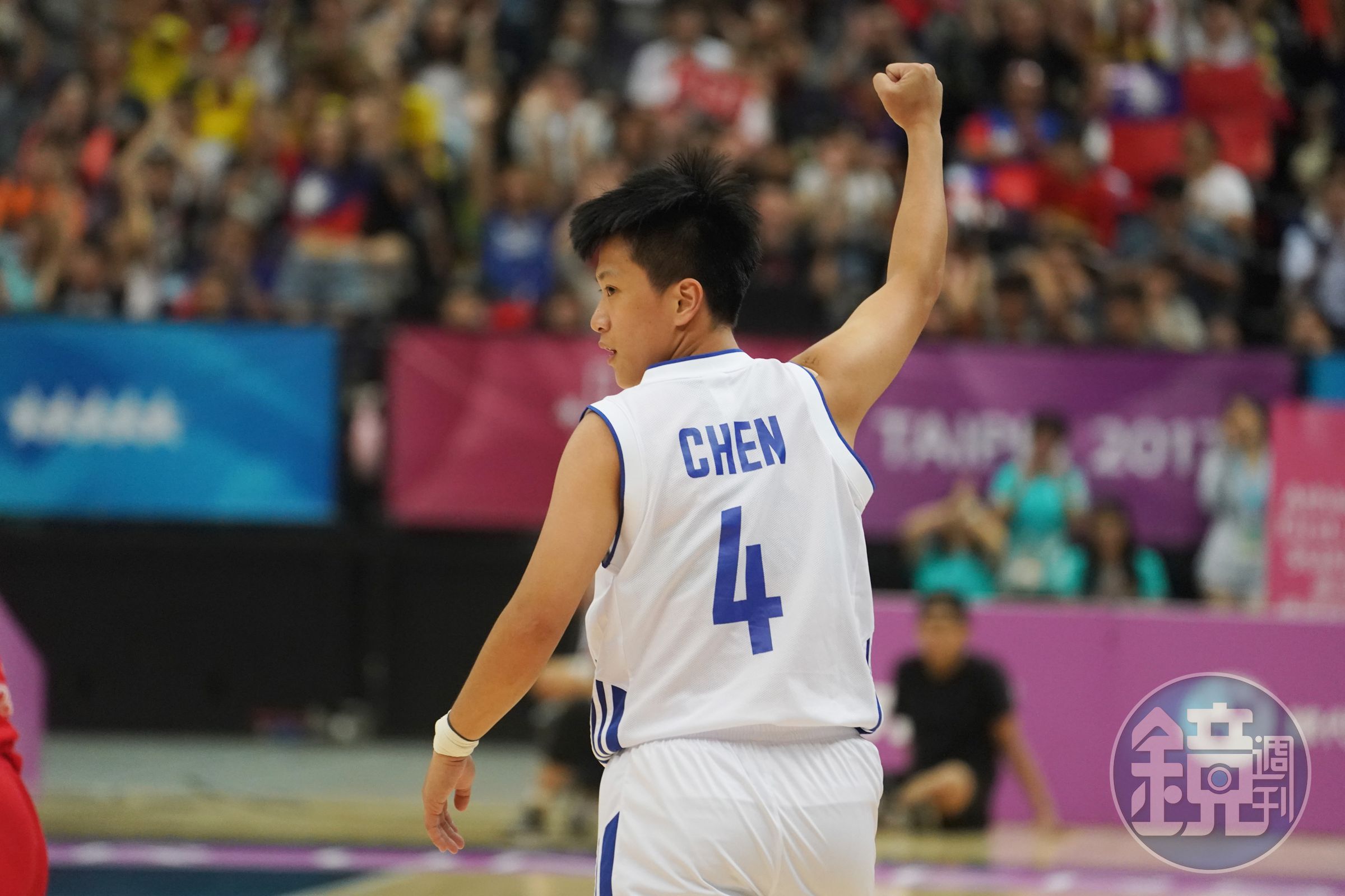 陳晏宇將世大運的火熱手感帶進全運會，攻下27分，助地主隊宜蘭留下銅牌。