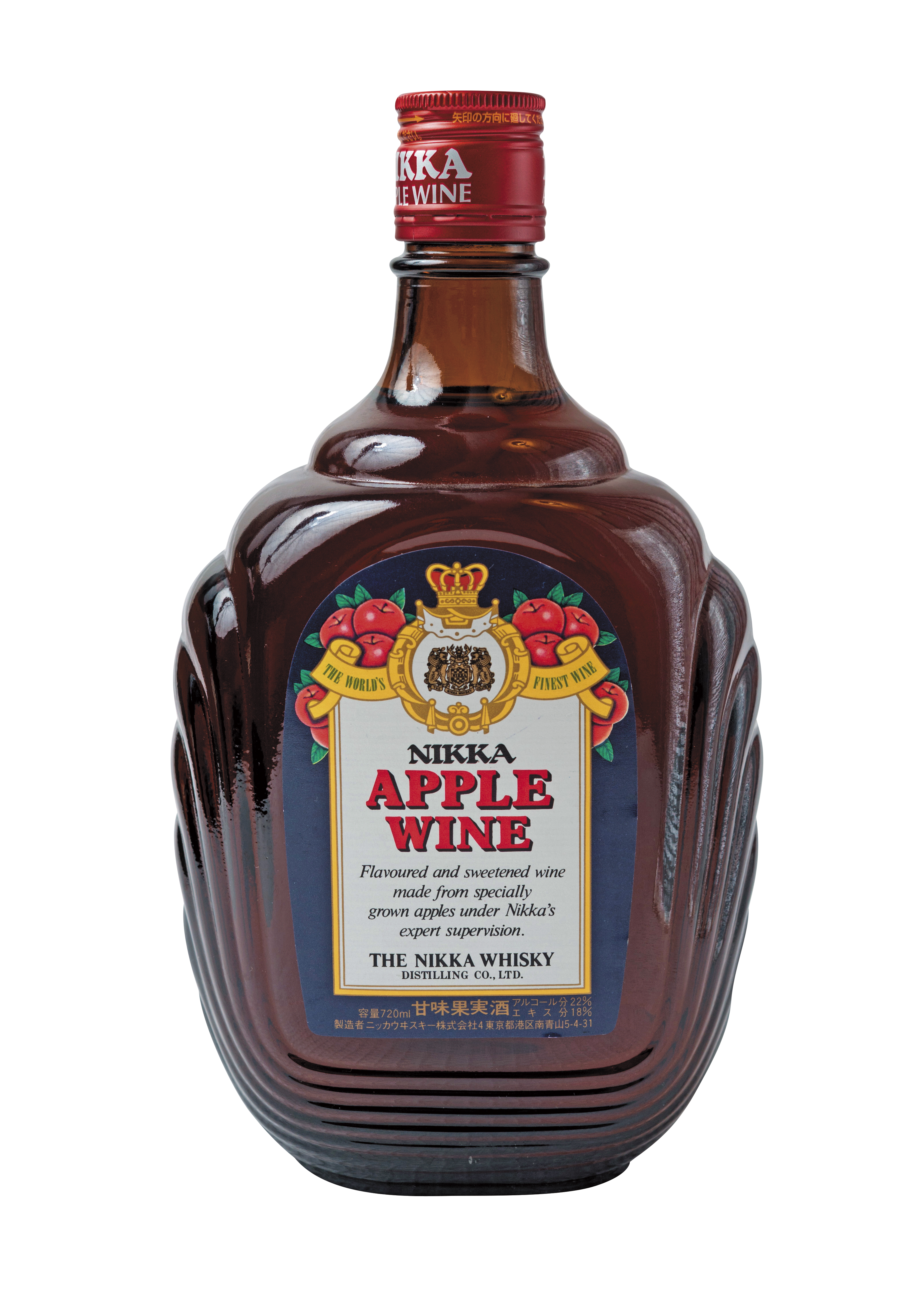 「Apple Wine」1960年轉移到青森縣弘前工廠製造，如今已是道地的青森蘋果酒。（906日圓／瓶，約NT$245）