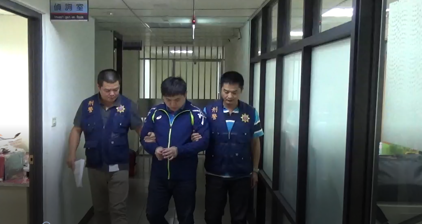 錢嫌因暴力討債遭警方逮捕。（刑事局提供）