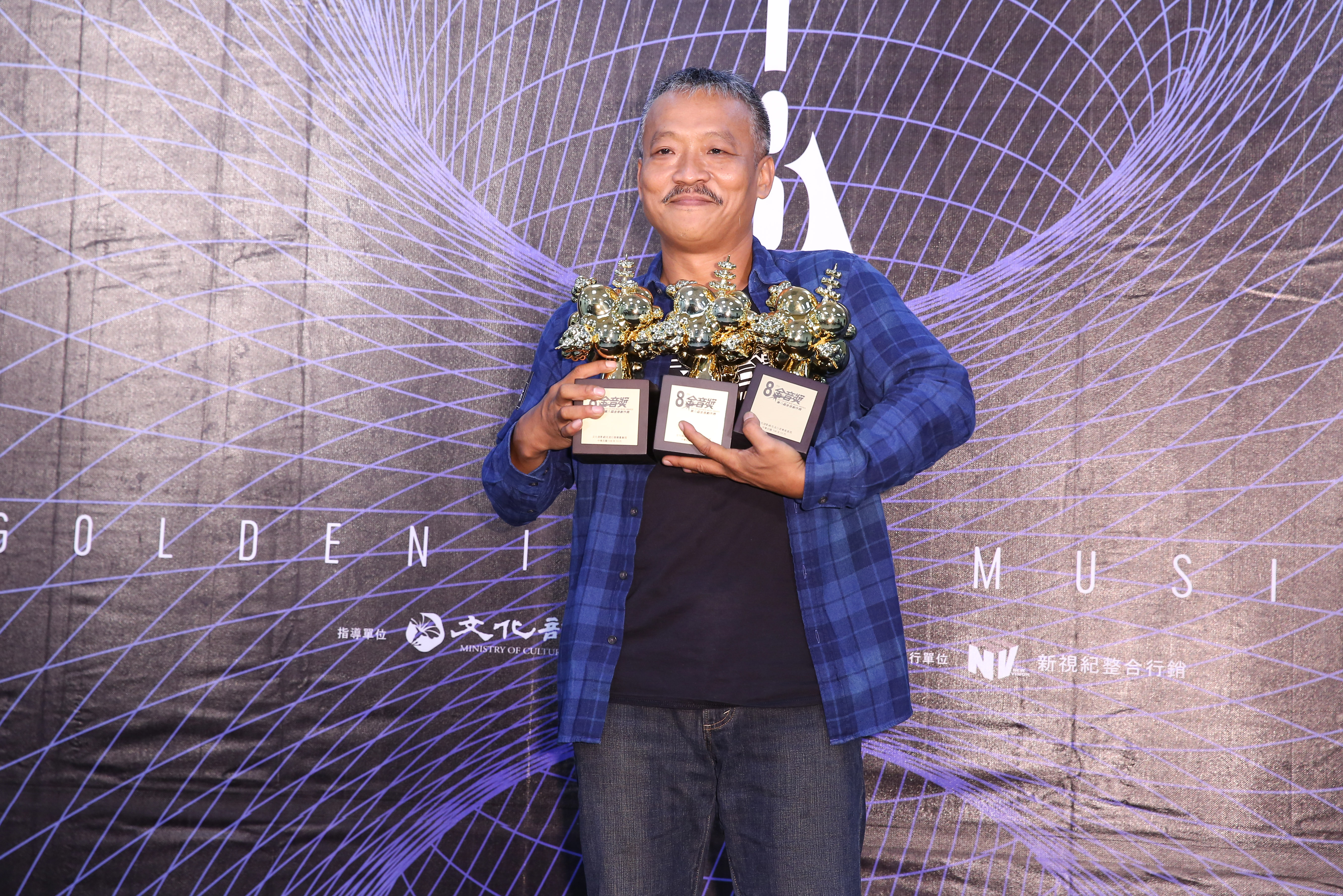  本屆金音獎大贏家是台語歌手謝銘祐、憑著《舊年》專輯拿下3獎。
