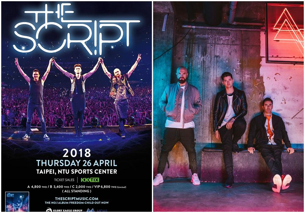 手創樂團THE SCRIPT創下2,900萬張的專輯銷售成績，在英美各國是知名搖滾天團。（英屬維京群島商榮鷹國際股份有限公司台灣分公司提供）