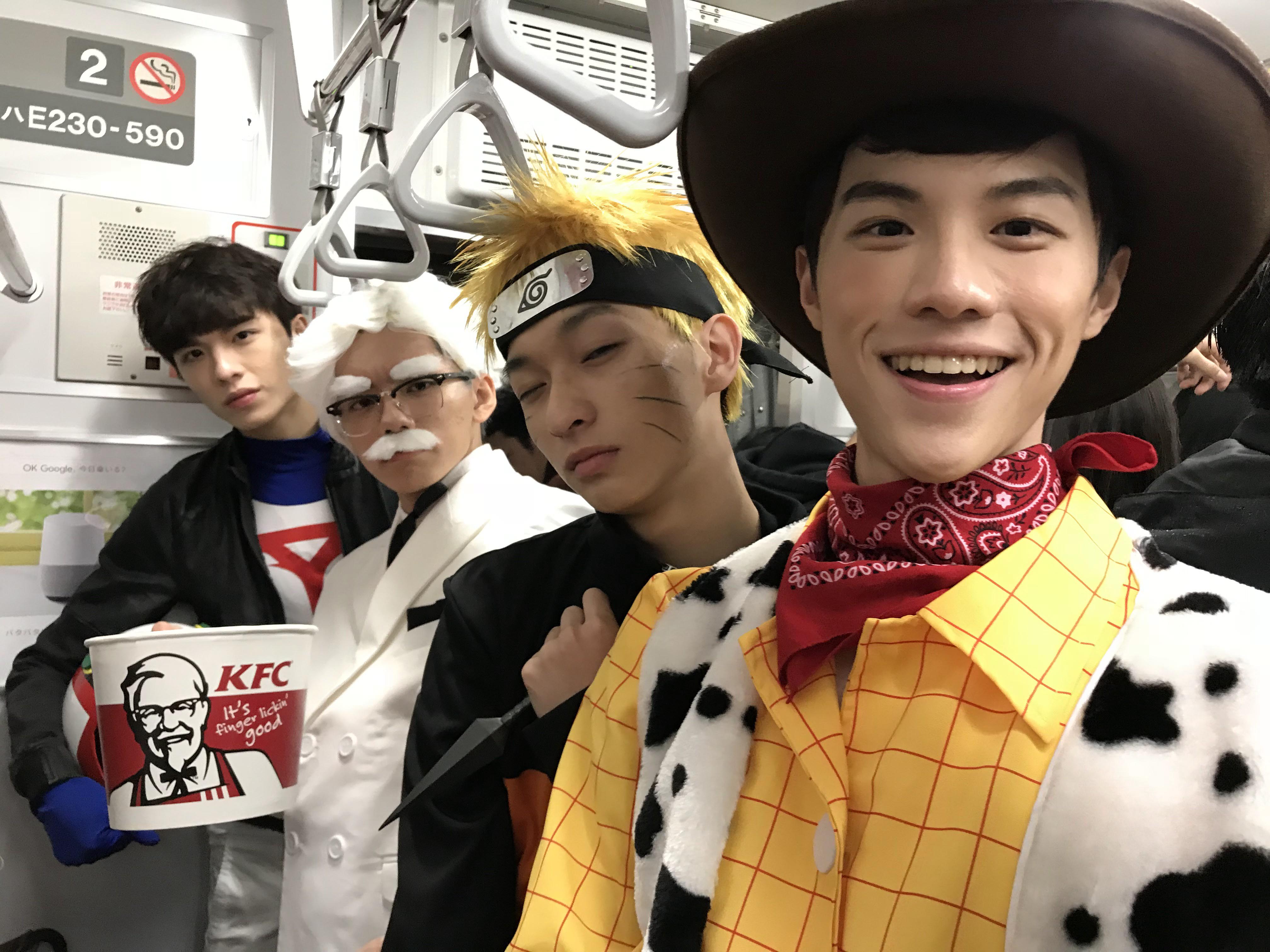 noovy為萬聖節見面會特地變裝，大家認得出來是扮成什麼角色嗎？（伊林娛樂提供）