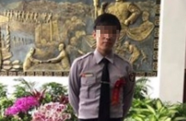 警員洪羽頡才剛任職7天就遭遇不幸。（翻攝自洪員臉書）