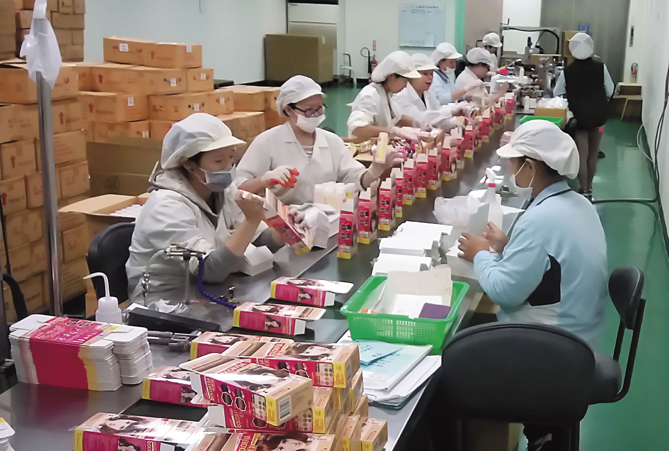 美吾華工廠位於桃園楊梅，員工約有100人。（李成家提供）