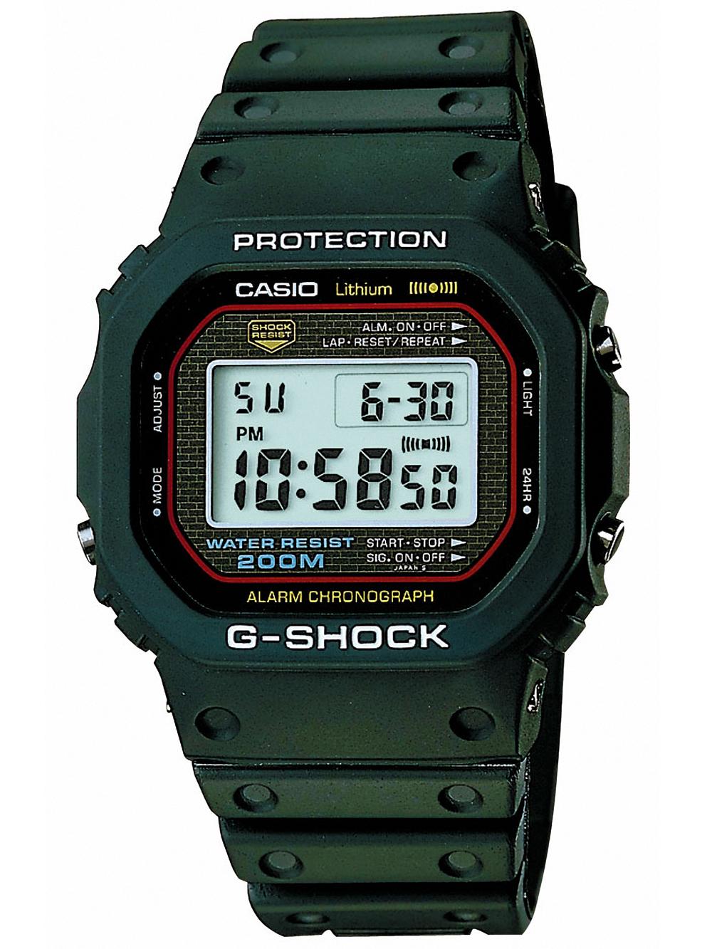 首只G-SHOCK DW-5000C。