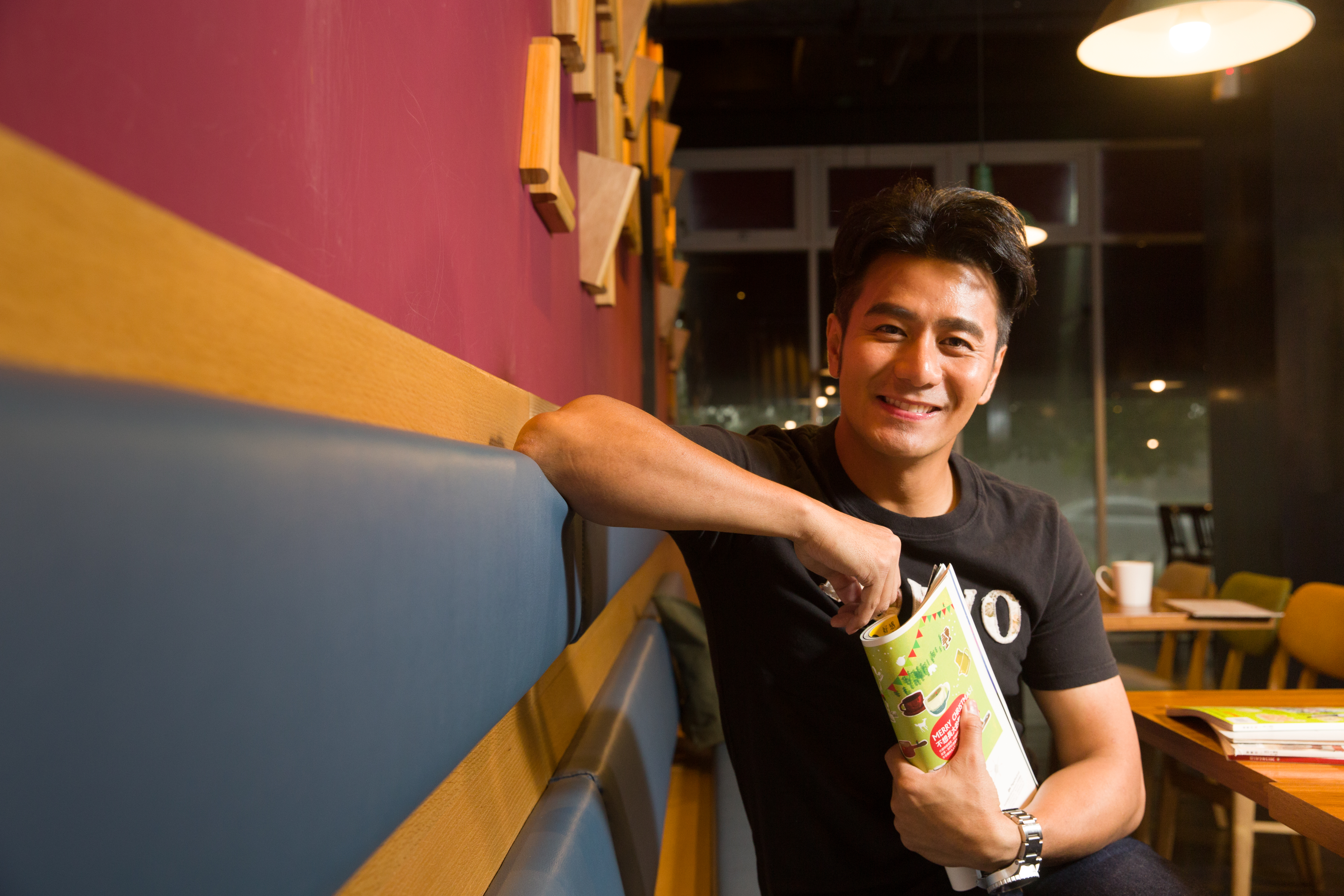 郭彥均買房先求有再求好，當初朋友勸阻他買郊區的安坑，如今他很得意附近已經在蓋輕軌捷運。