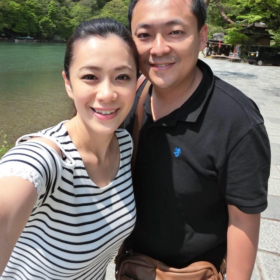 郭宗坤（右）發聲明表示不想離婚。（翻攝郭宗坤臉書）