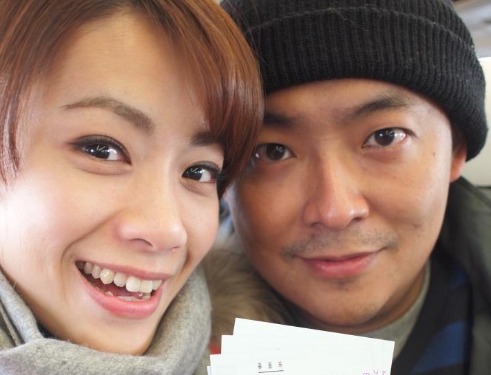 郭宗坤（右）已在友人撮合下，與老婆柯以柔往復合之路邁進。（翻攝郭宗坤臉書）