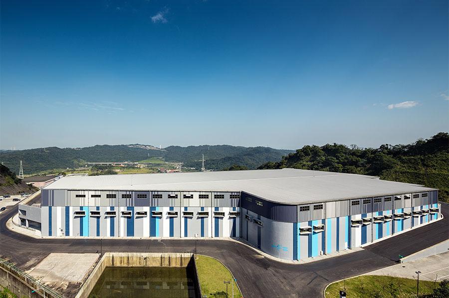 瑞芳園區土地面積近15萬坪,由國泰人壽出資60億元購地,是投資四大物流基地中占地最大。(翻攝自永聯官網)