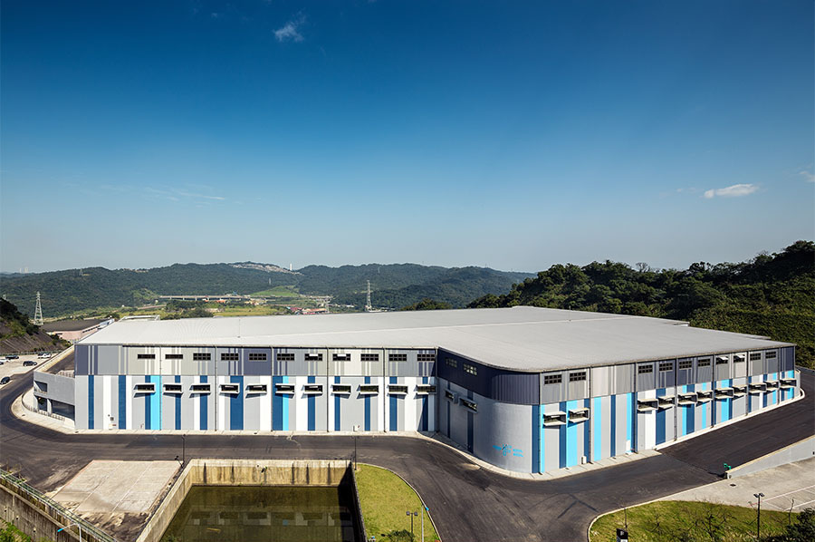 瑞芳園區土地面積近15萬坪，由國泰人壽出資60億元購地，是投資四大物流基地中占地最大。（翻攝自永聯官網）