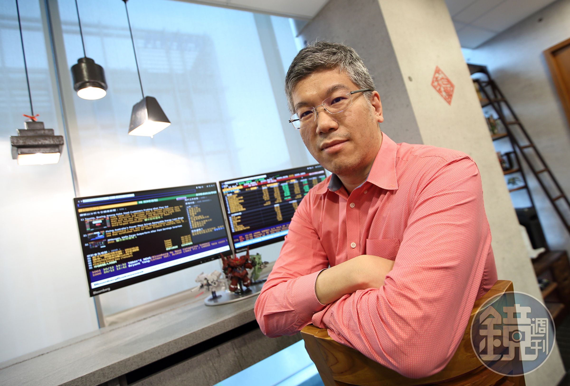 缺乏團隊資源的程正樺，靠著研究趨勢、挑出龍頭股，年報酬率達2成。