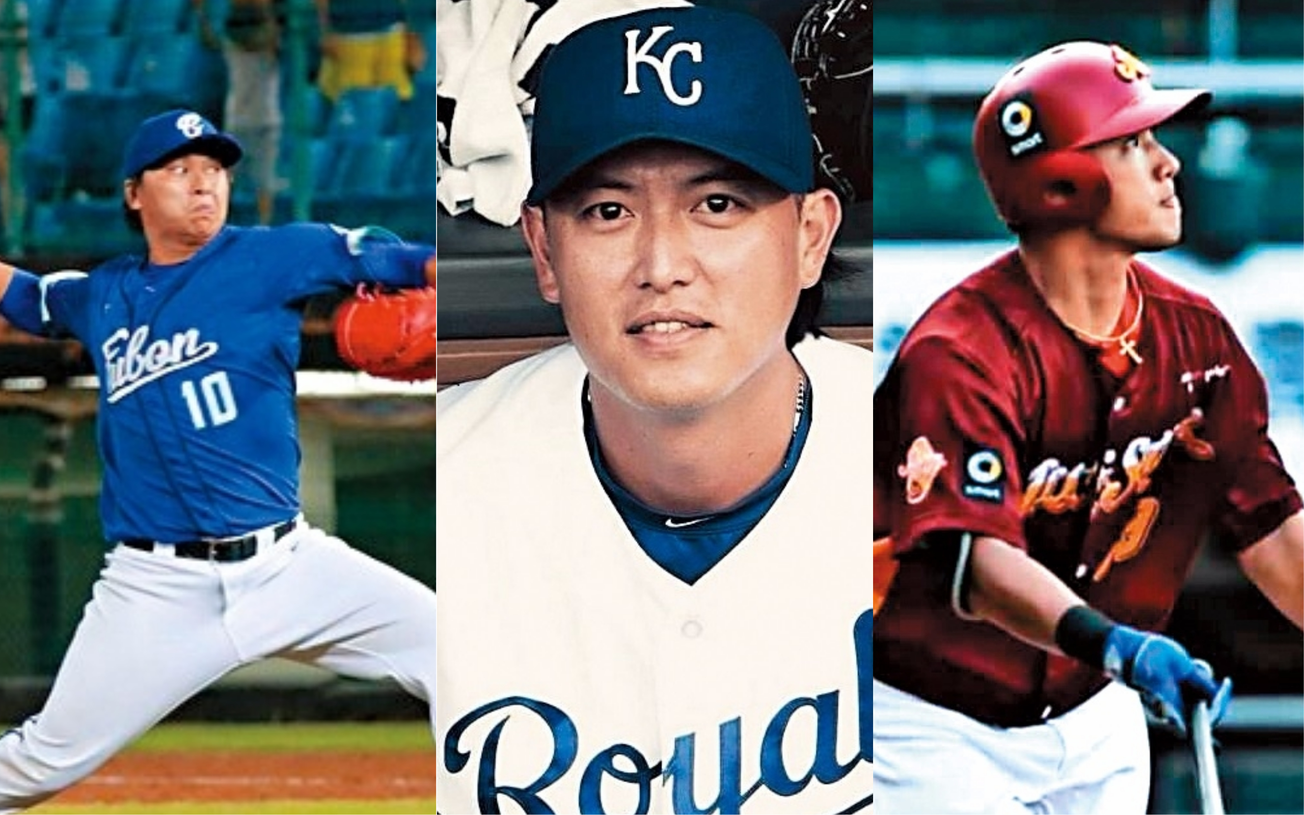 舉凡羅嘉仁(左起)、王建民及林志祥，他們都因管不住自己而爆發桃色糾紛。