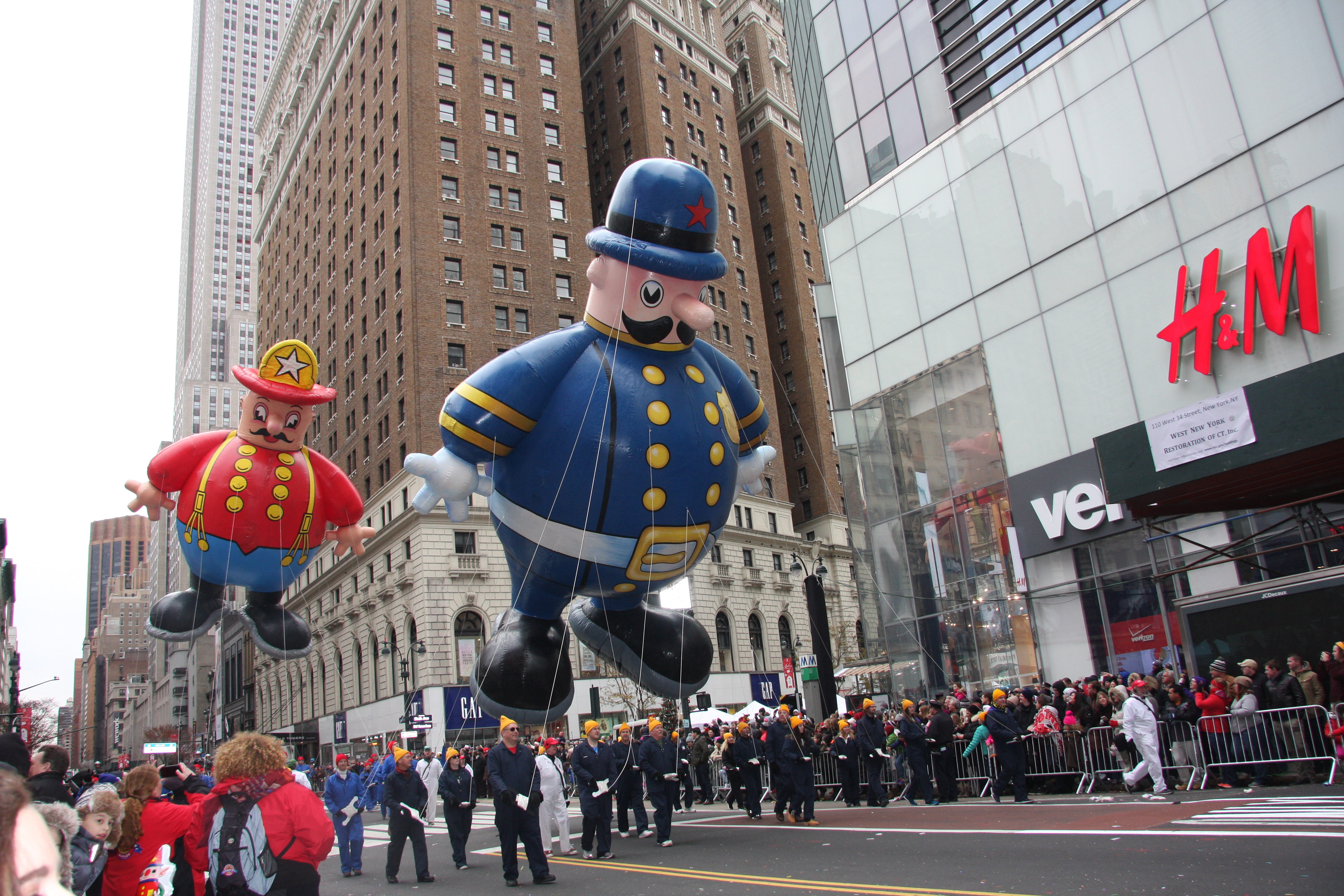 2016年11月24日，美國紐約梅西百貨的感恩節大遊行。（東方IC）